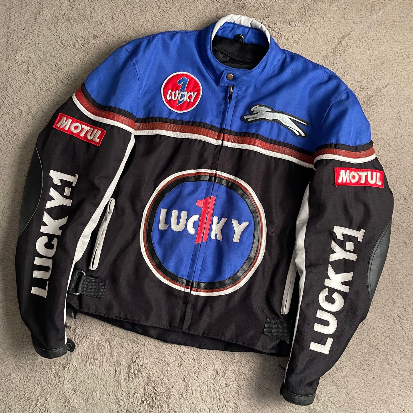 Jaguar Lucky-1 Blue Racing Jacket (L)