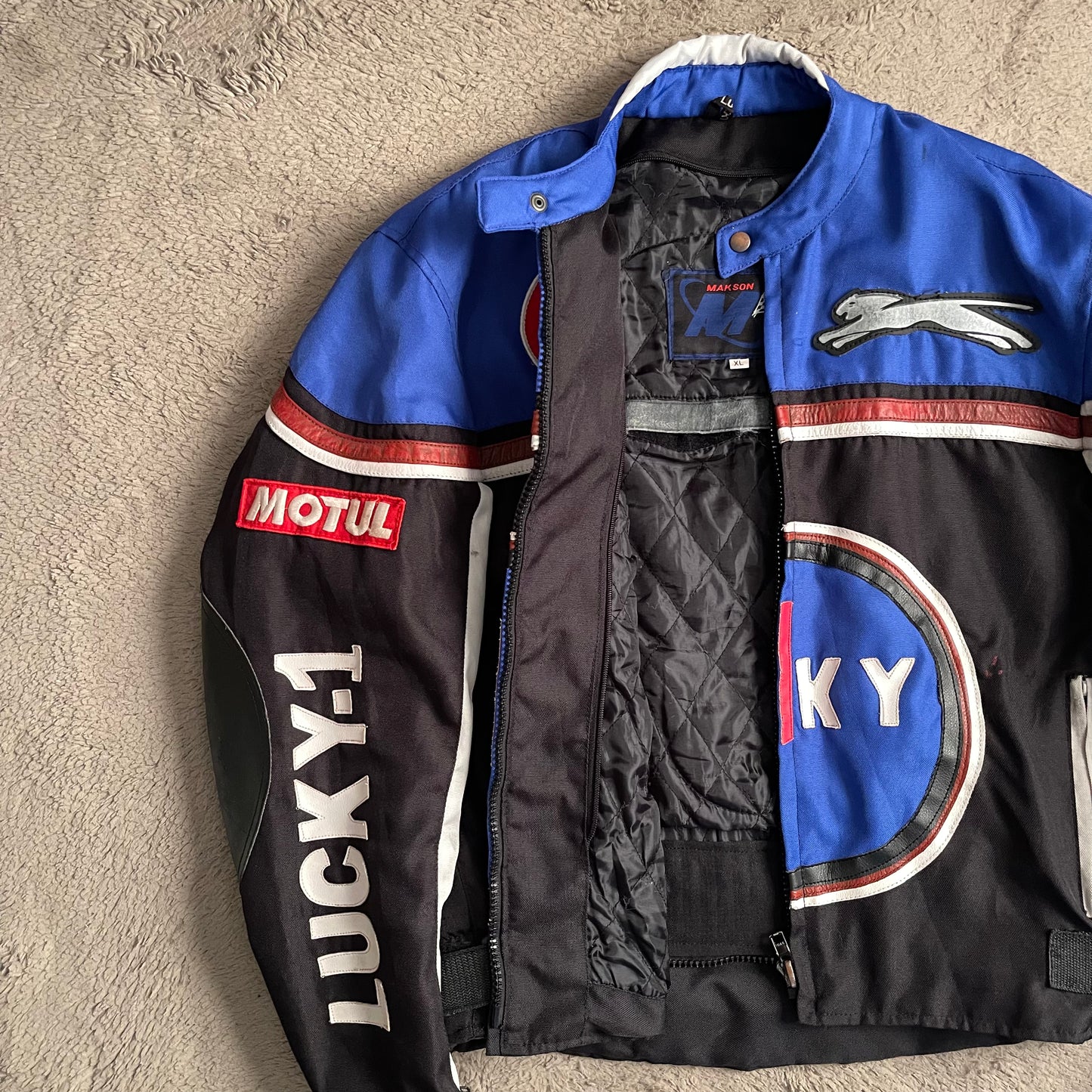 Jaguar Lucky-1 Blue Racing Jacket (L)