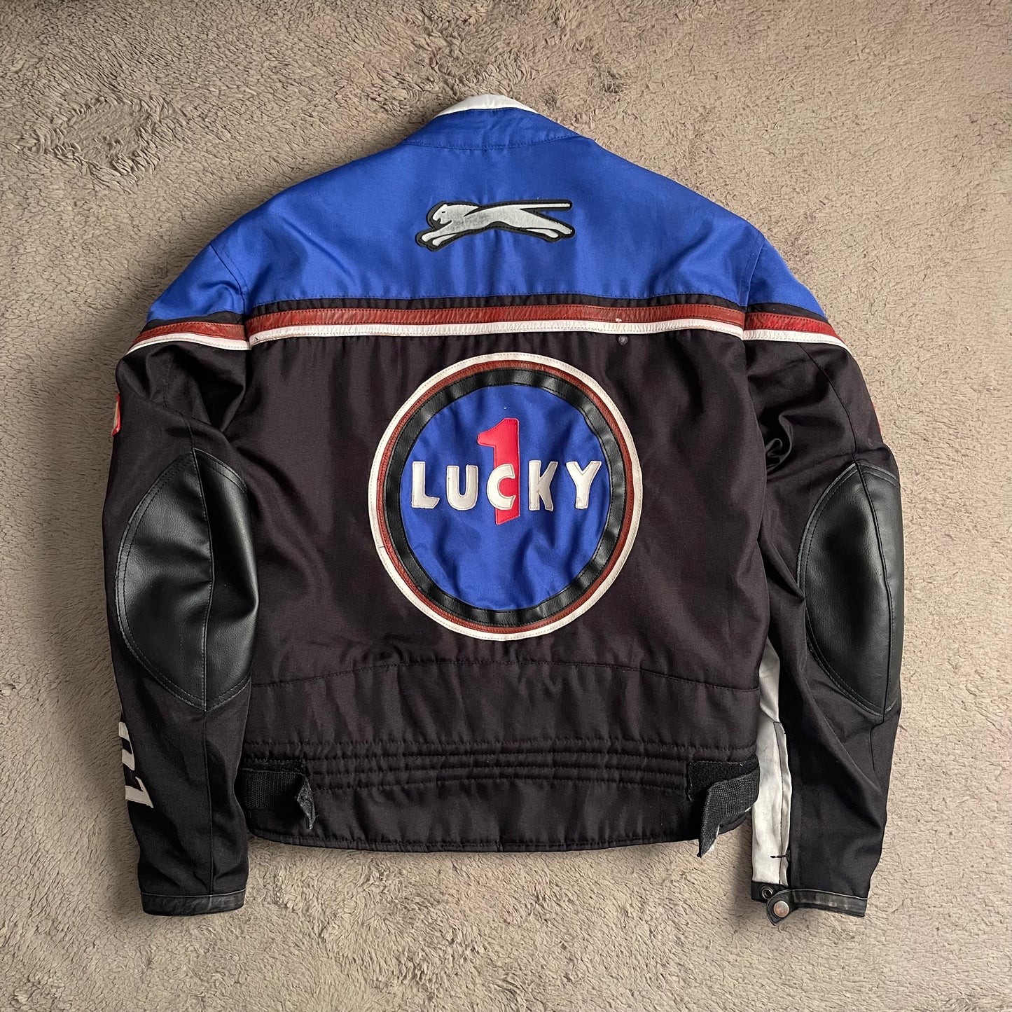 Jaguar Lucky-1 Blue Racing Jacket (L)