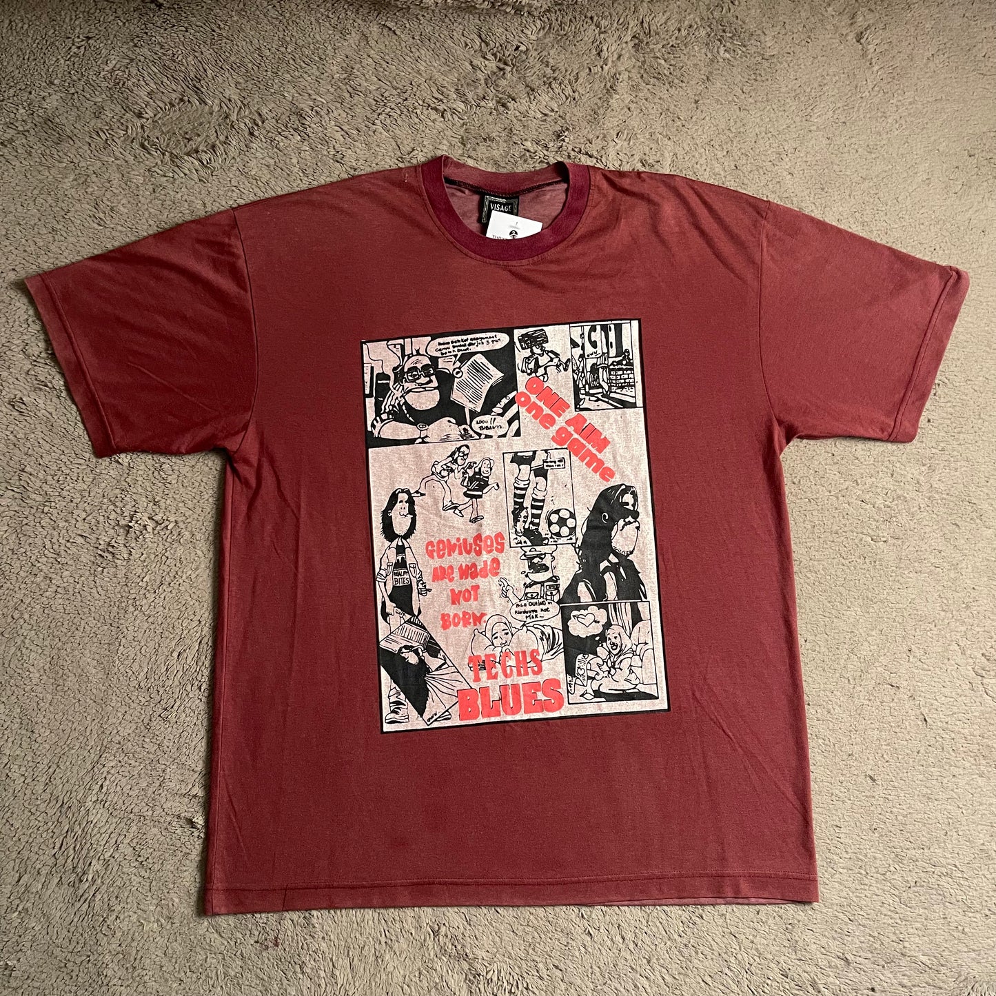 Techs Blues Comic Tee (2XL)
