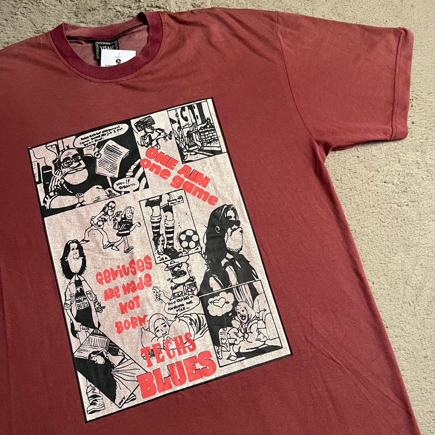 Techs Blues Comic Tee (2XL)