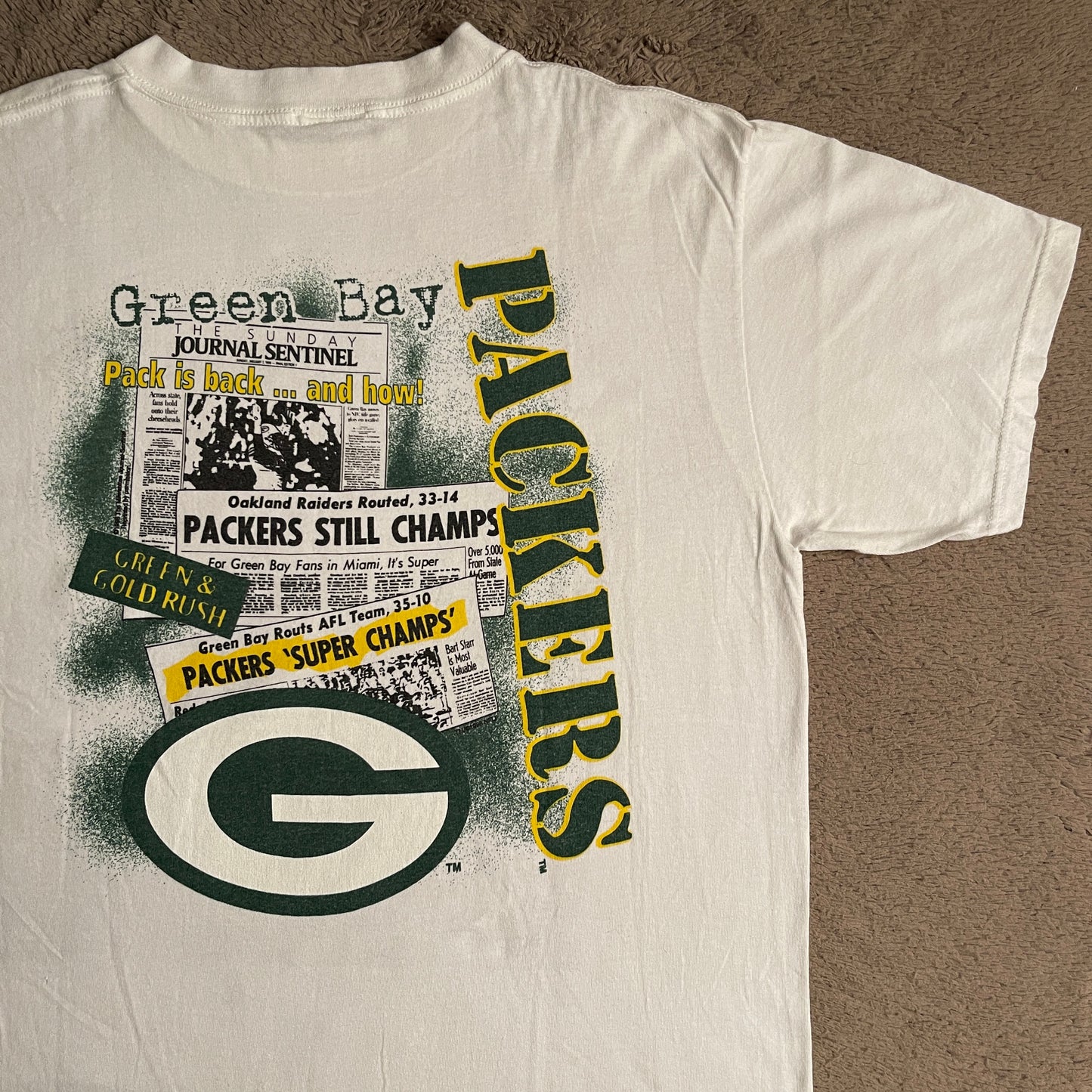 1997 G Packers' Milwaukee Journal Tee (XL)