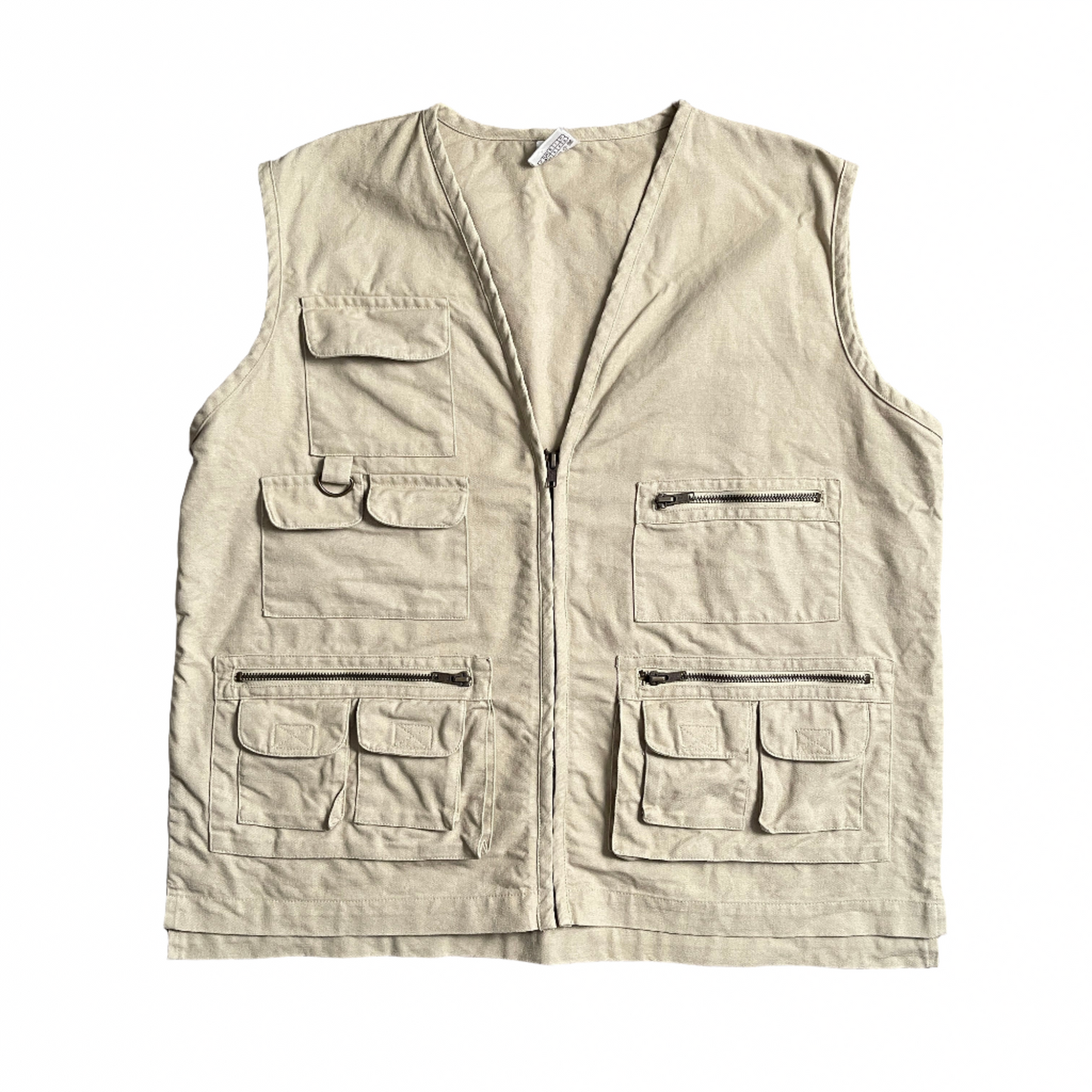 Beige Utility Vest (L)
