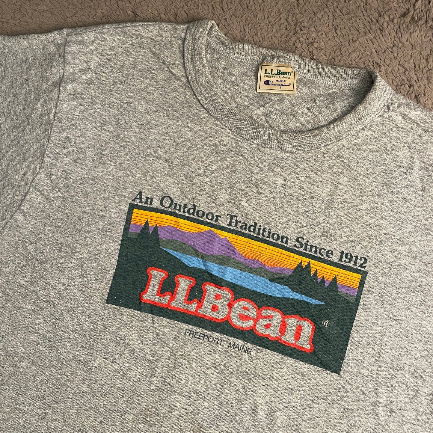 1980's Vintage L.L. Bean x Champion Lake Tee (XL)