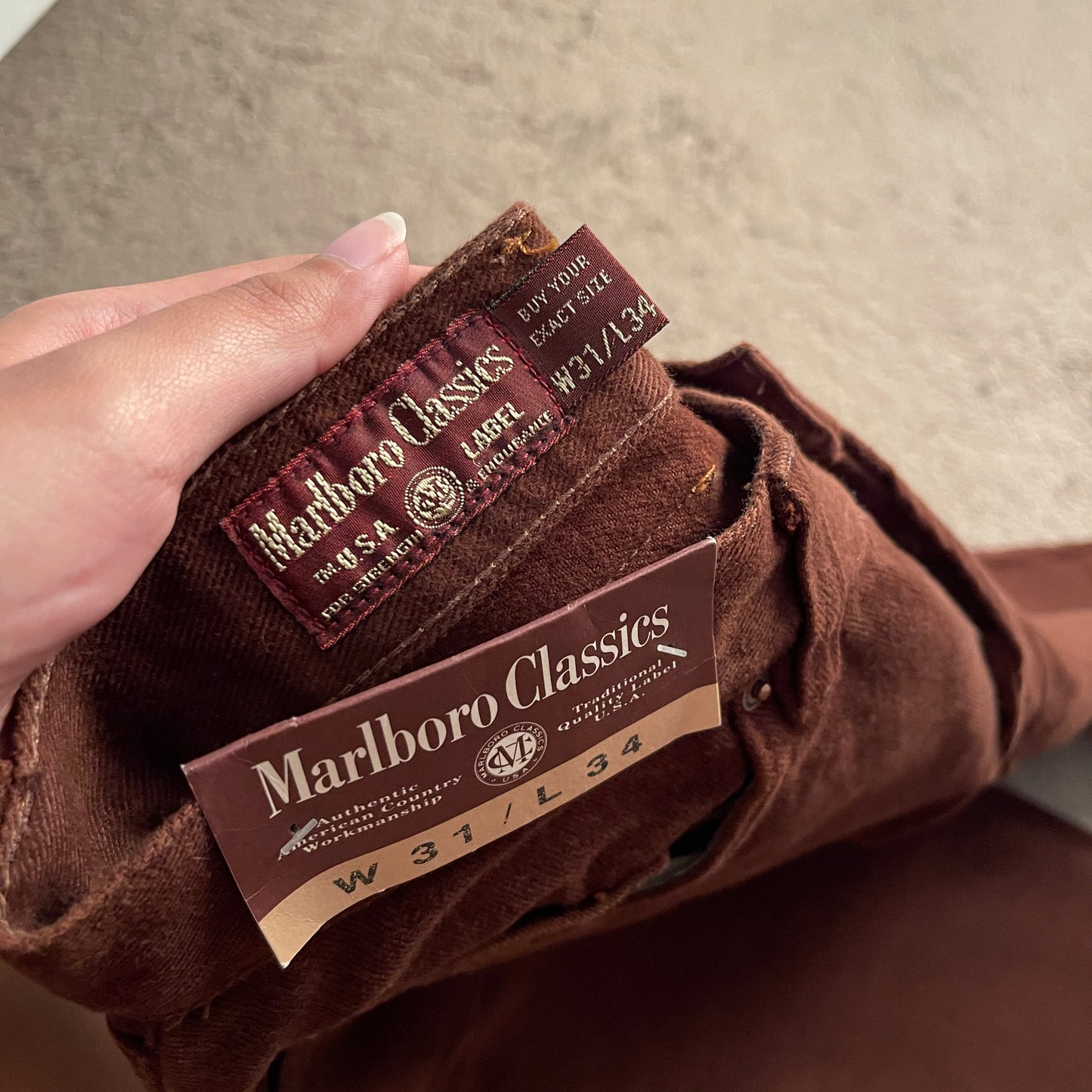 Marlboro Classics Brown Pants (W31)