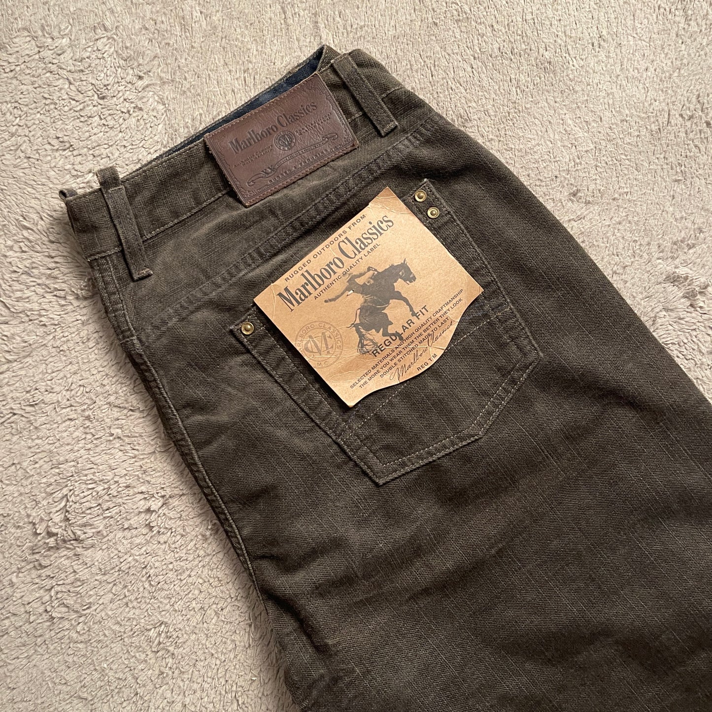 Marlboro Classics Chocolate Brown Pants (W38)