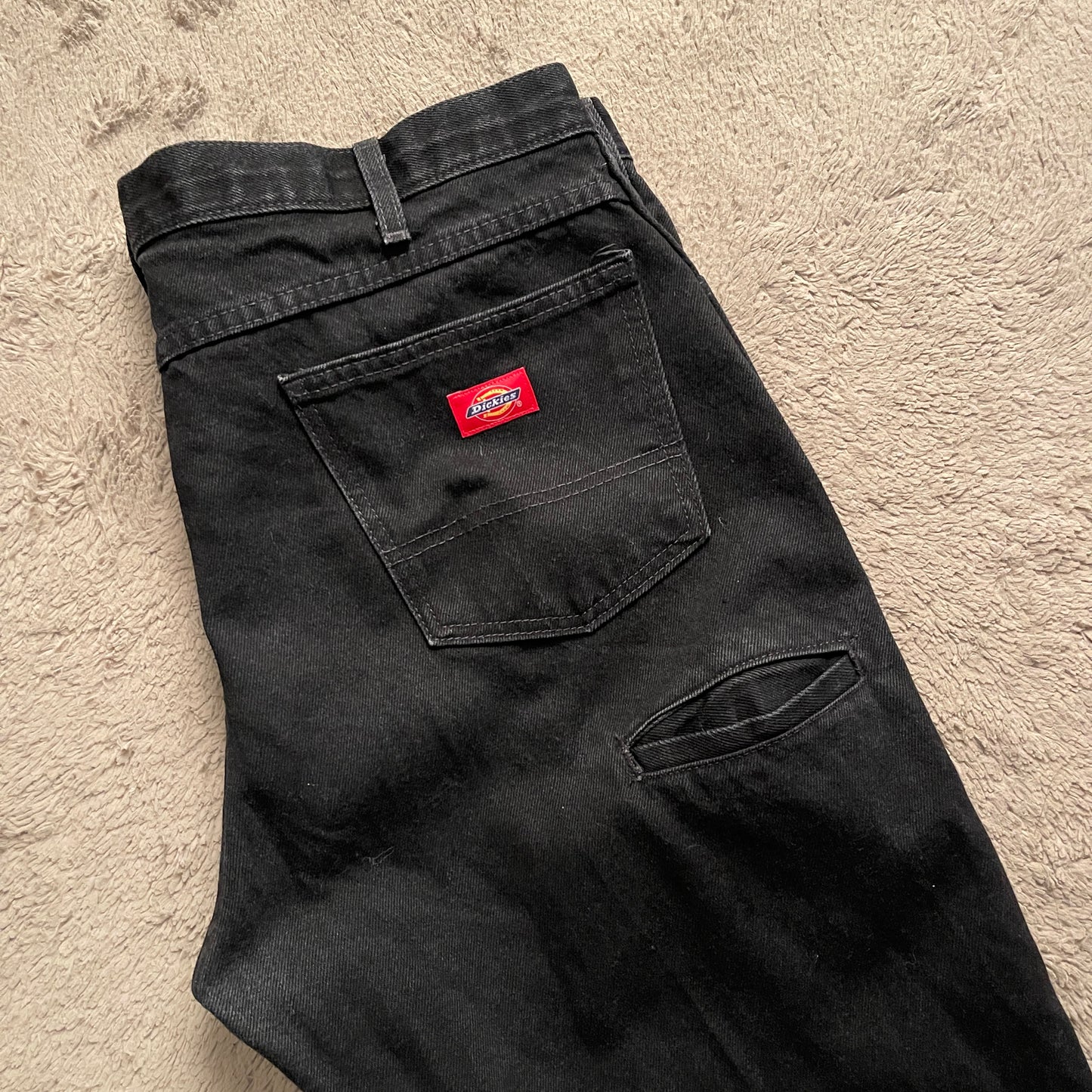 Dickies Black Straight Leg Jeans (W38)