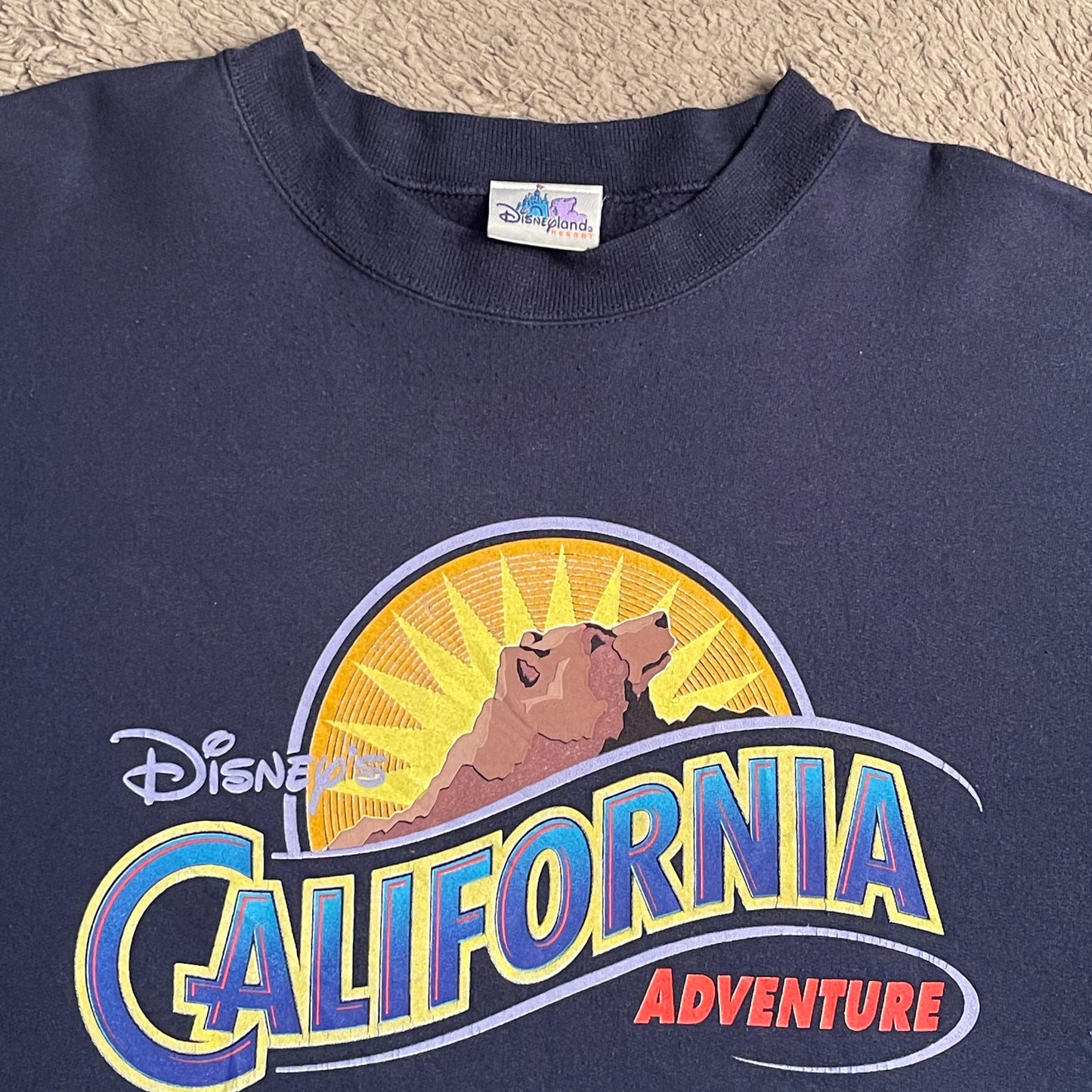 Vintage Disney California Adventure Crewneck (2XL)