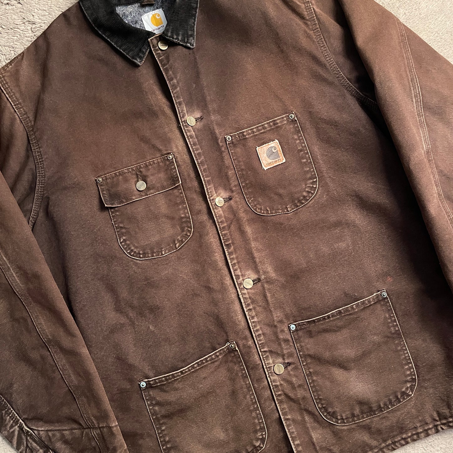 Vintage Carhartt Michigan Chore Coat (XL Tall)
