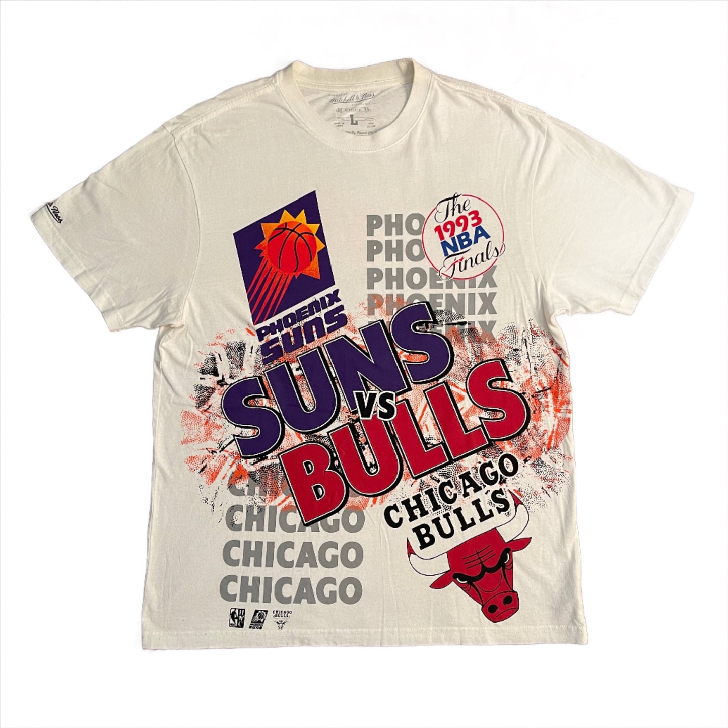 1993 NBA Finals Phoenix Suns vs Chicago Bulls Tee (L)