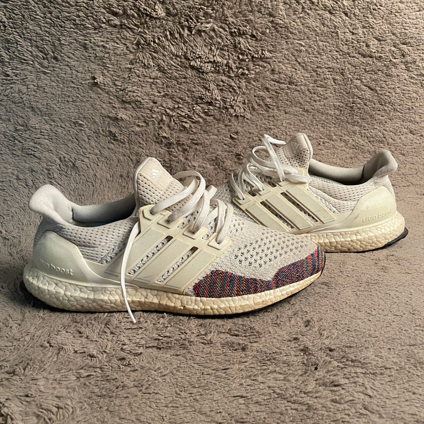 Adidas UltraBoost 1.0 Retro White Multicolor Sneakers (US 11 / UK11)