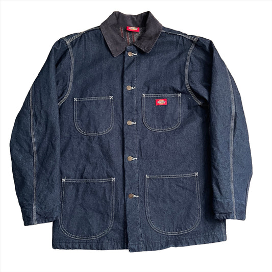 Vintage Dickies Denim/Corduroy Chore Coat Jacket (L)