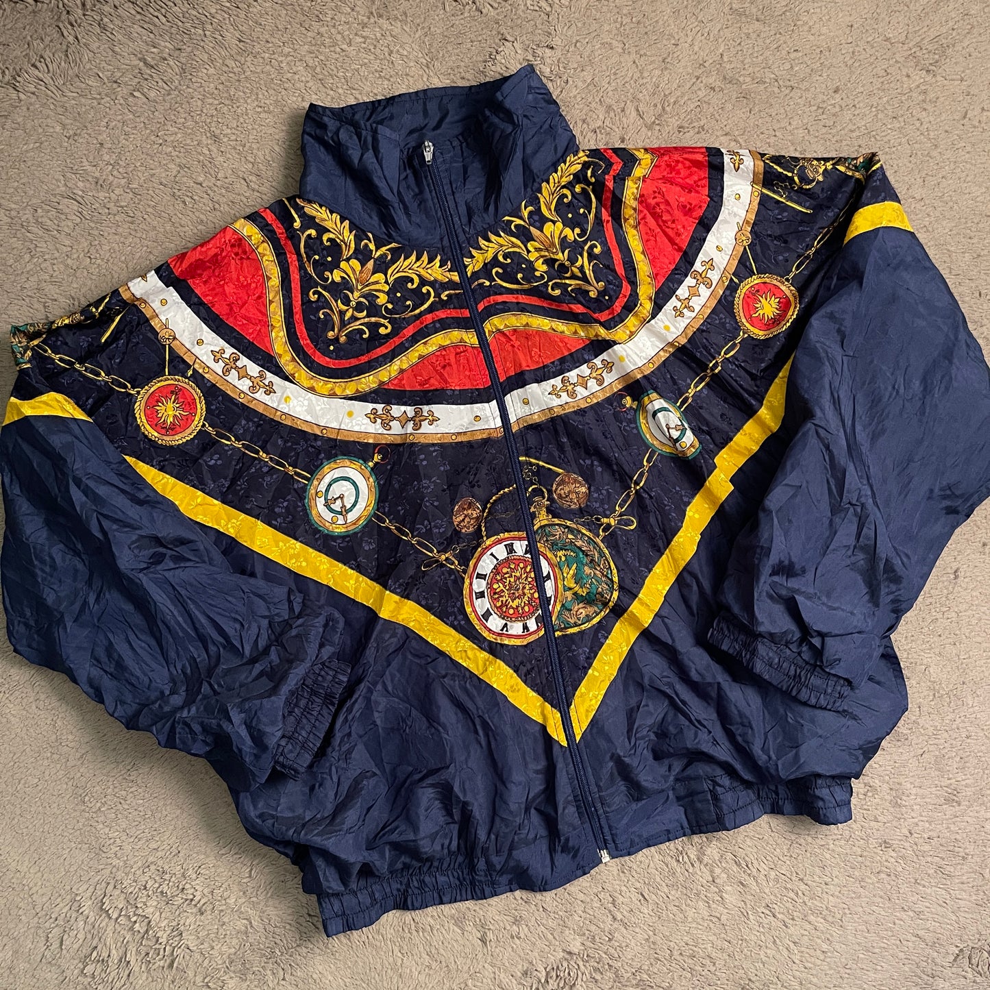 Vintage 80's Baroque Windbreaker Jacket (L)