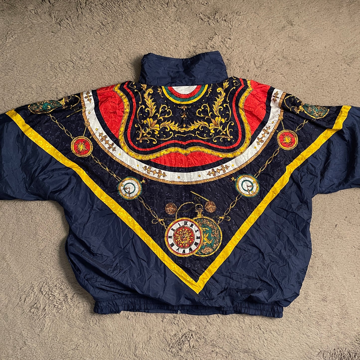 Vintage 80's Baroque Windbreaker Jacket (L)