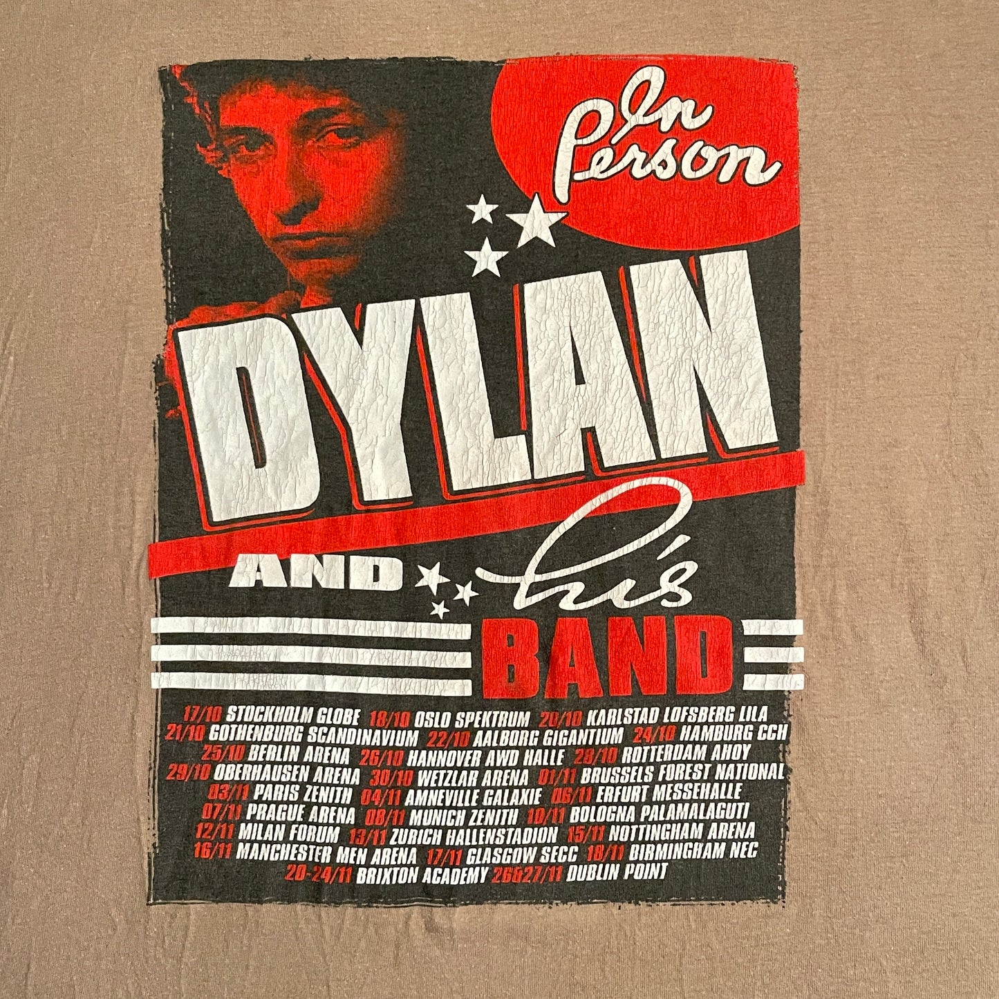 Vintage Bob Dylan Tour Tee (XL)