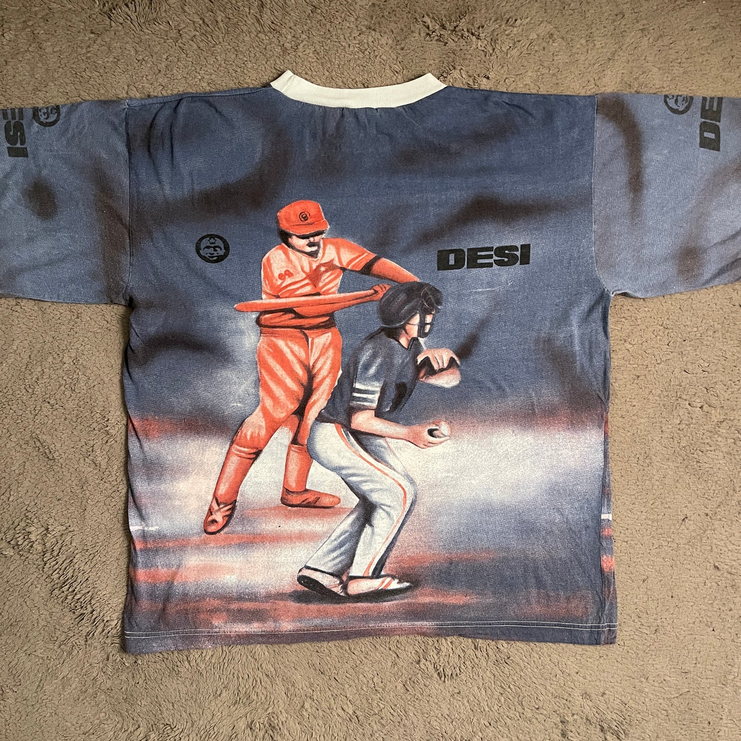 Desi Baseball AOP Tee