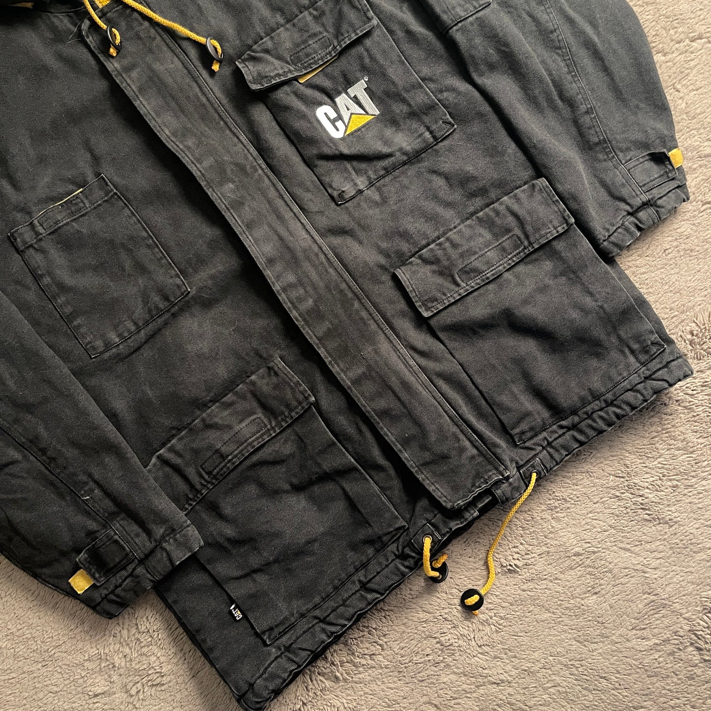 Caterpillar Workwear Hoodie Vintage Jacket (M on tag but fits to XL)