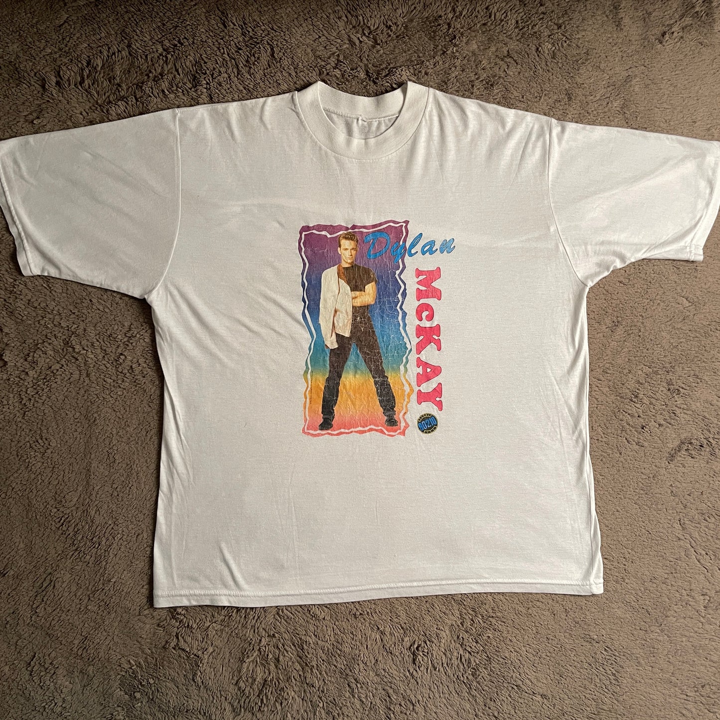 Dylan McKay 90210 Beverly Hills Graphic Tee (XL)