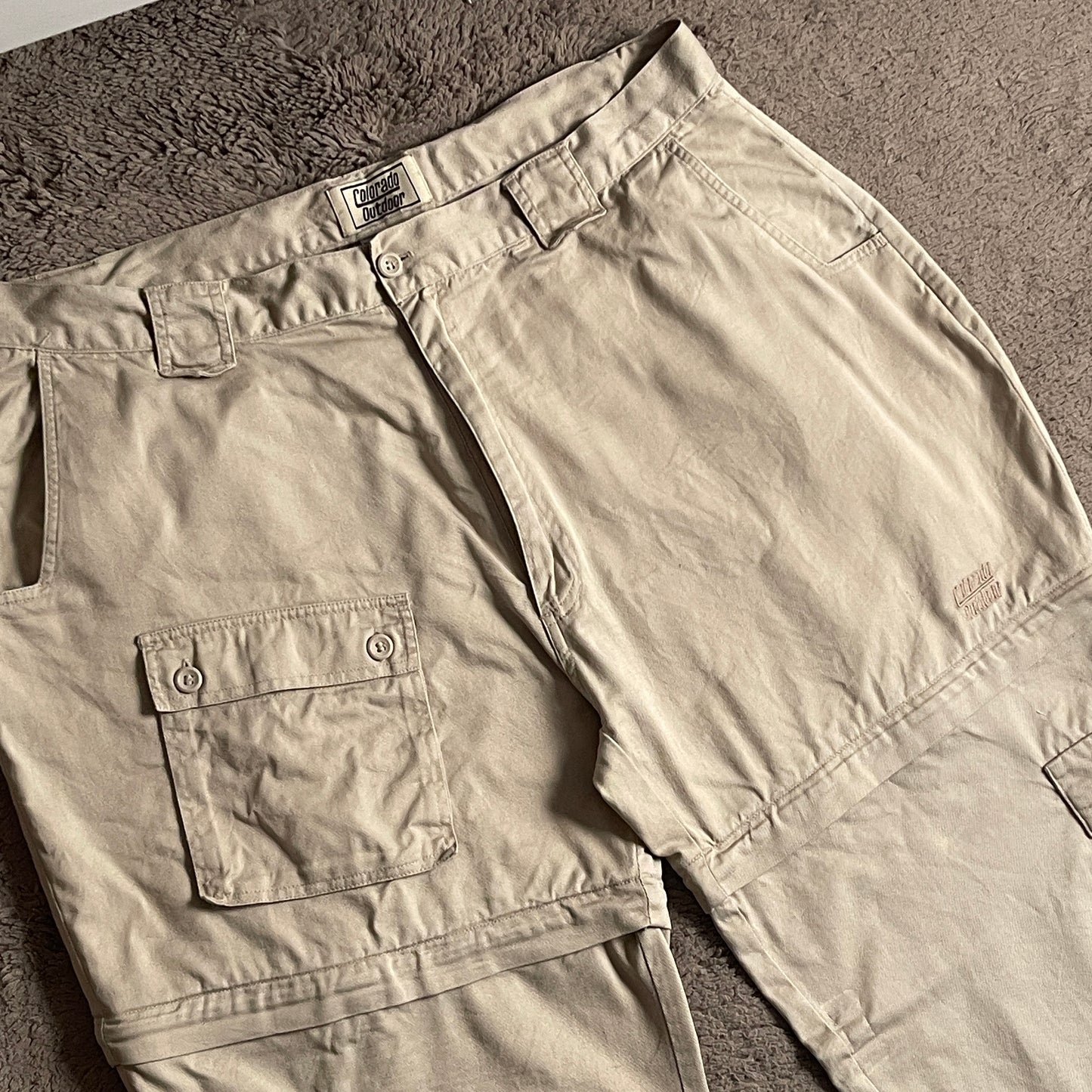 Colorado Outdoor Beige Cargo Pants/Shorts (W36)