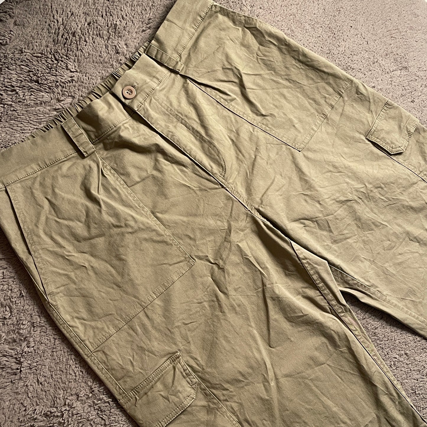 You+All Stretchable Khaki Cargo Pants (W40)