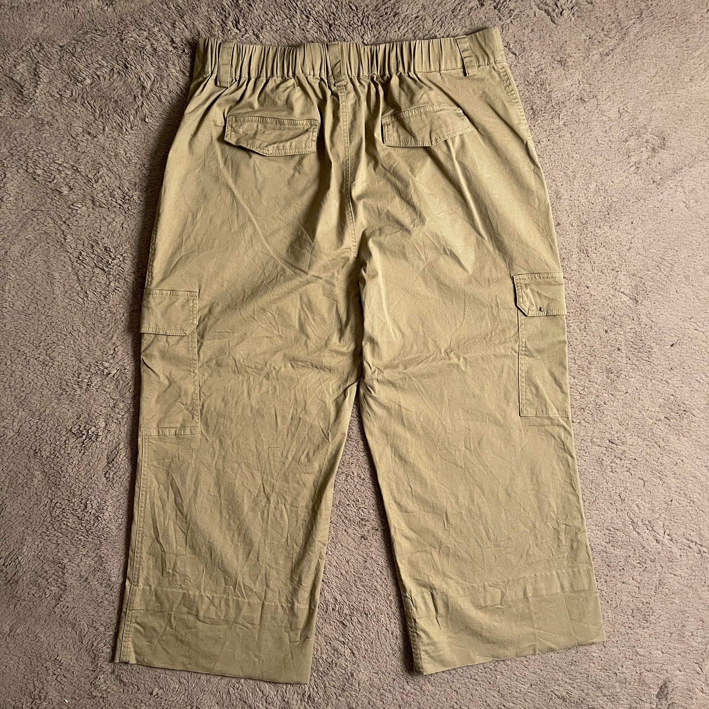 You+All Stretchable Khaki Cargo Pants (W40)