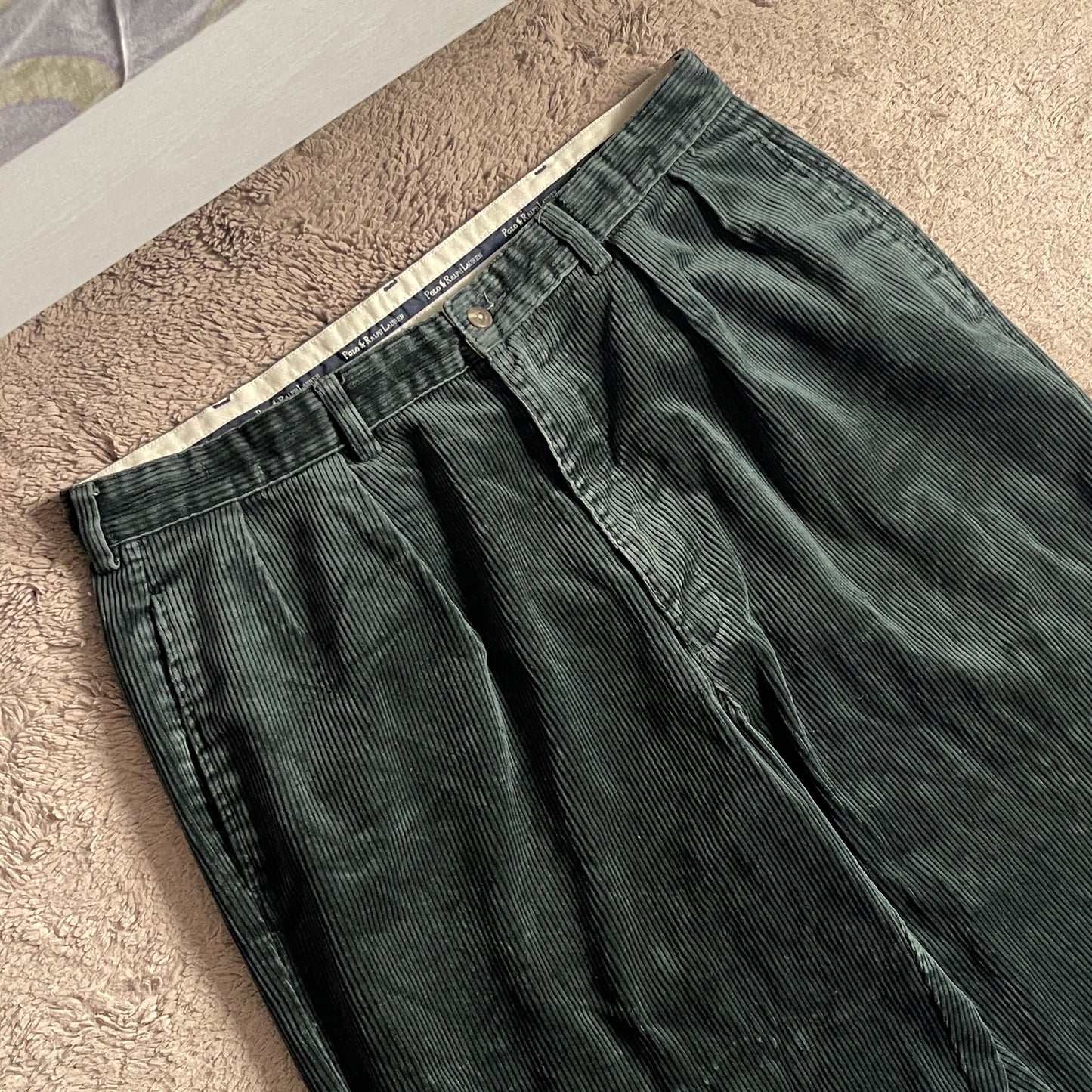 Polo Ralph Lauren Dark Green Corduroy Pants (W36)