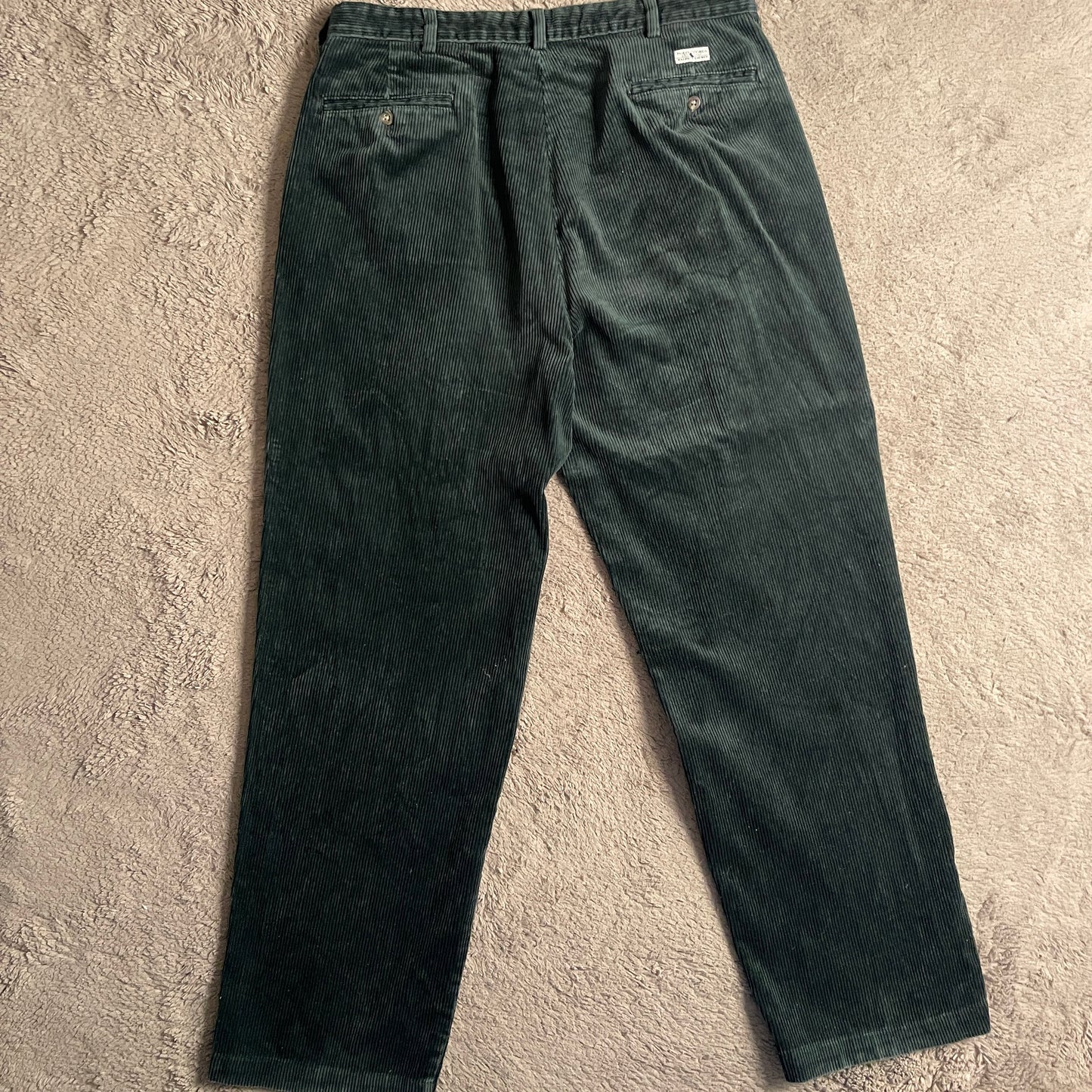 Polo Ralph Lauren Dark Green Corduroy Pants (W36)