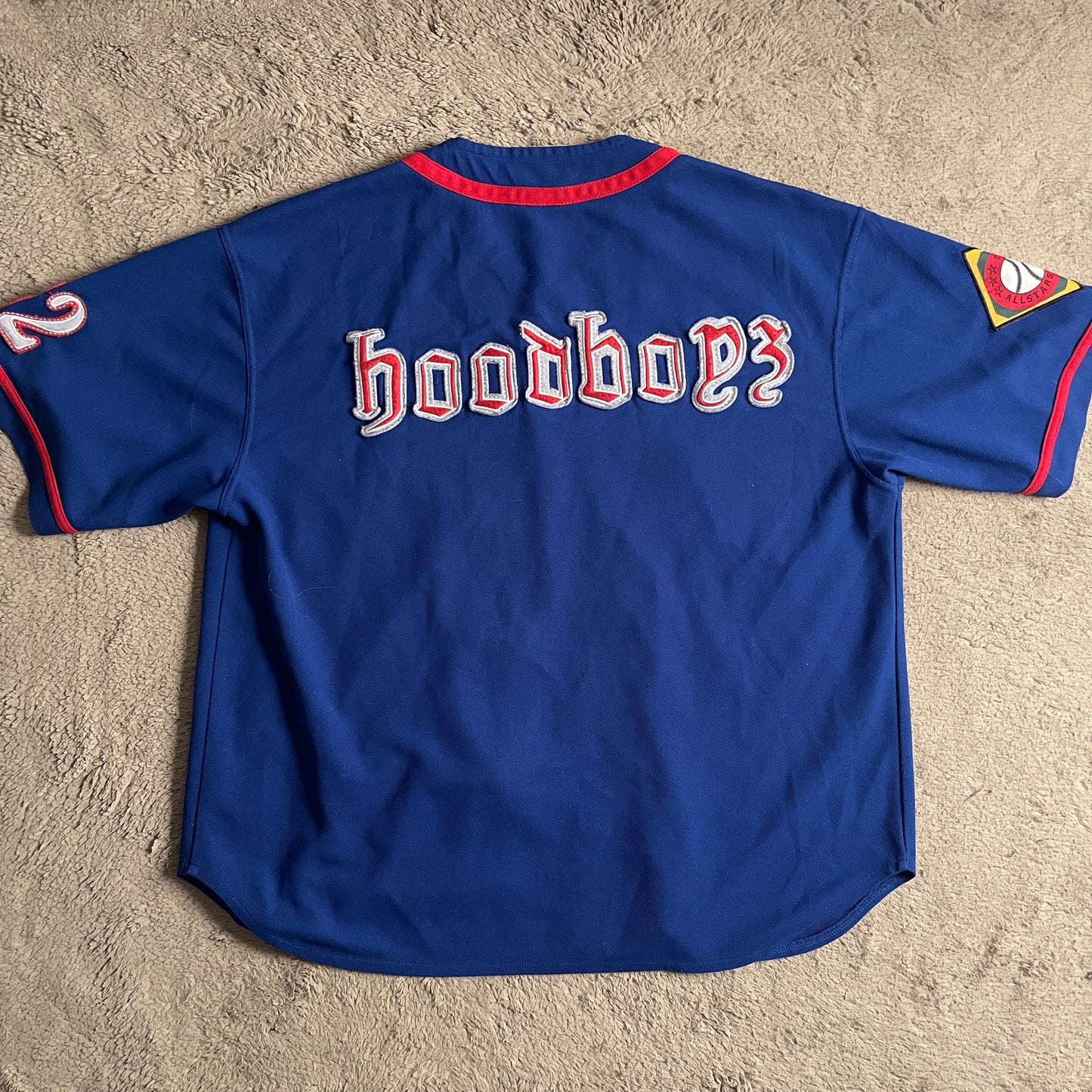 Vintage Hoodboyz Atlanta Maillot Baseball Jersey (2XL)