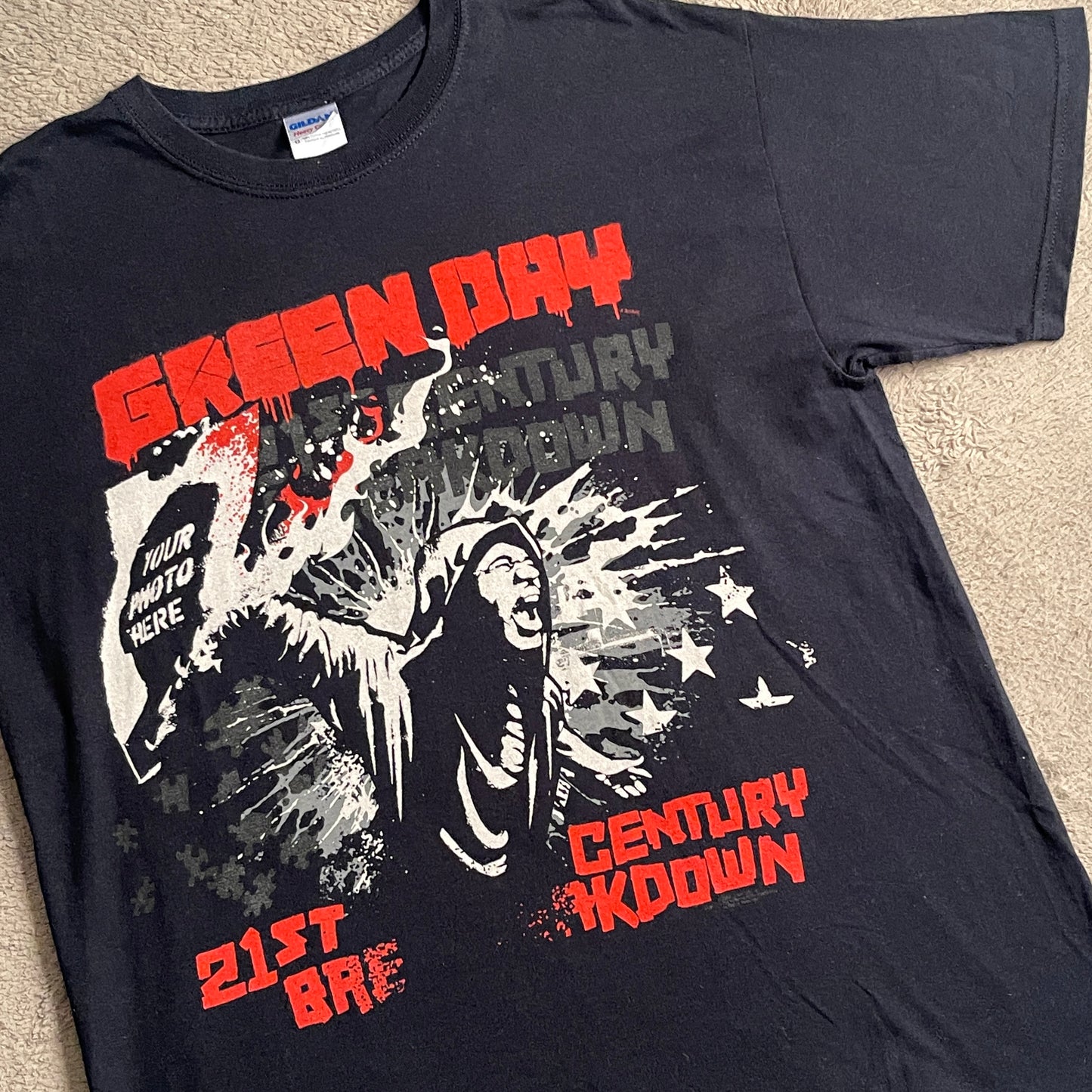 Vintage Green Day 21st Century Breakdown Tee (L)