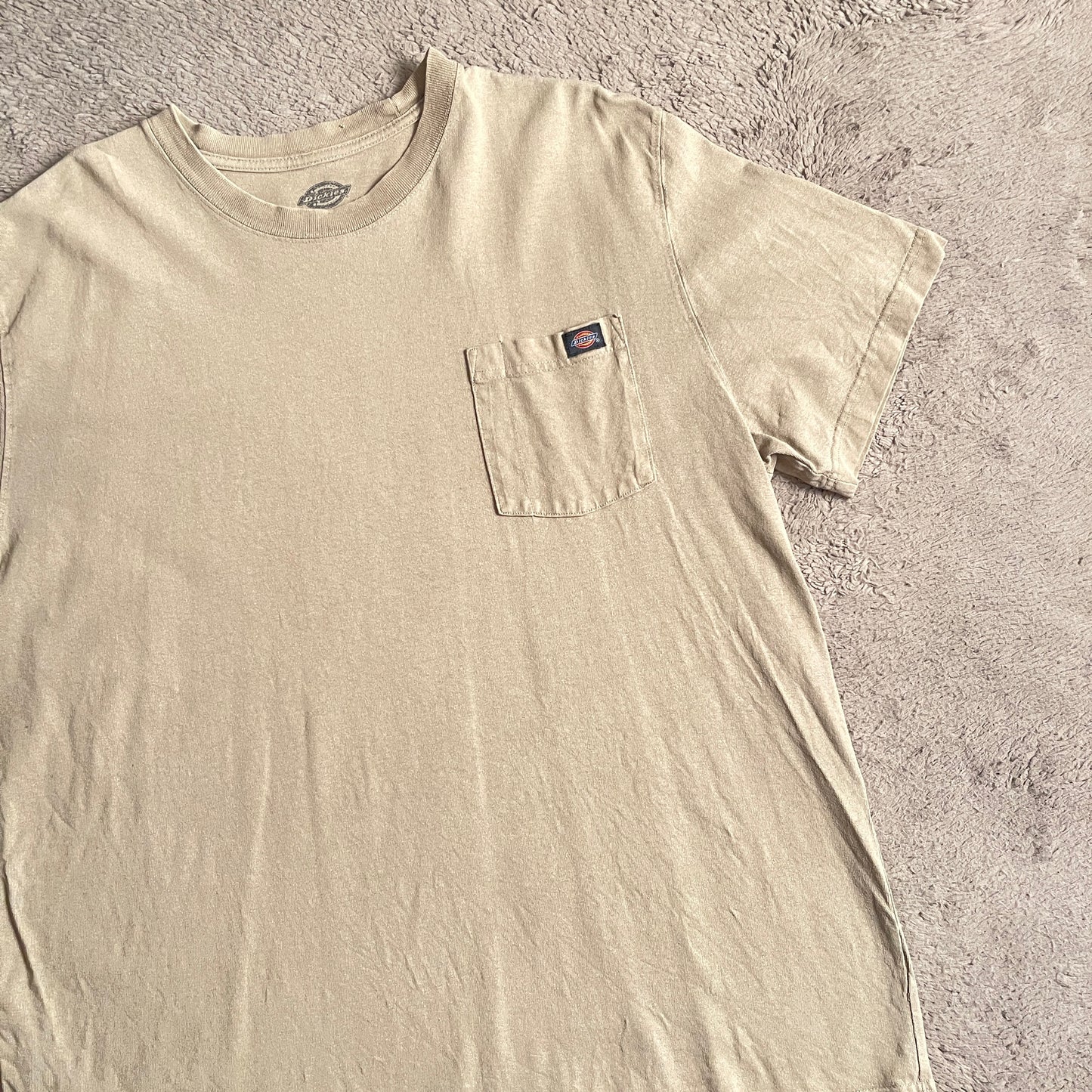 Dickies Beige Pocket Tee (XL)