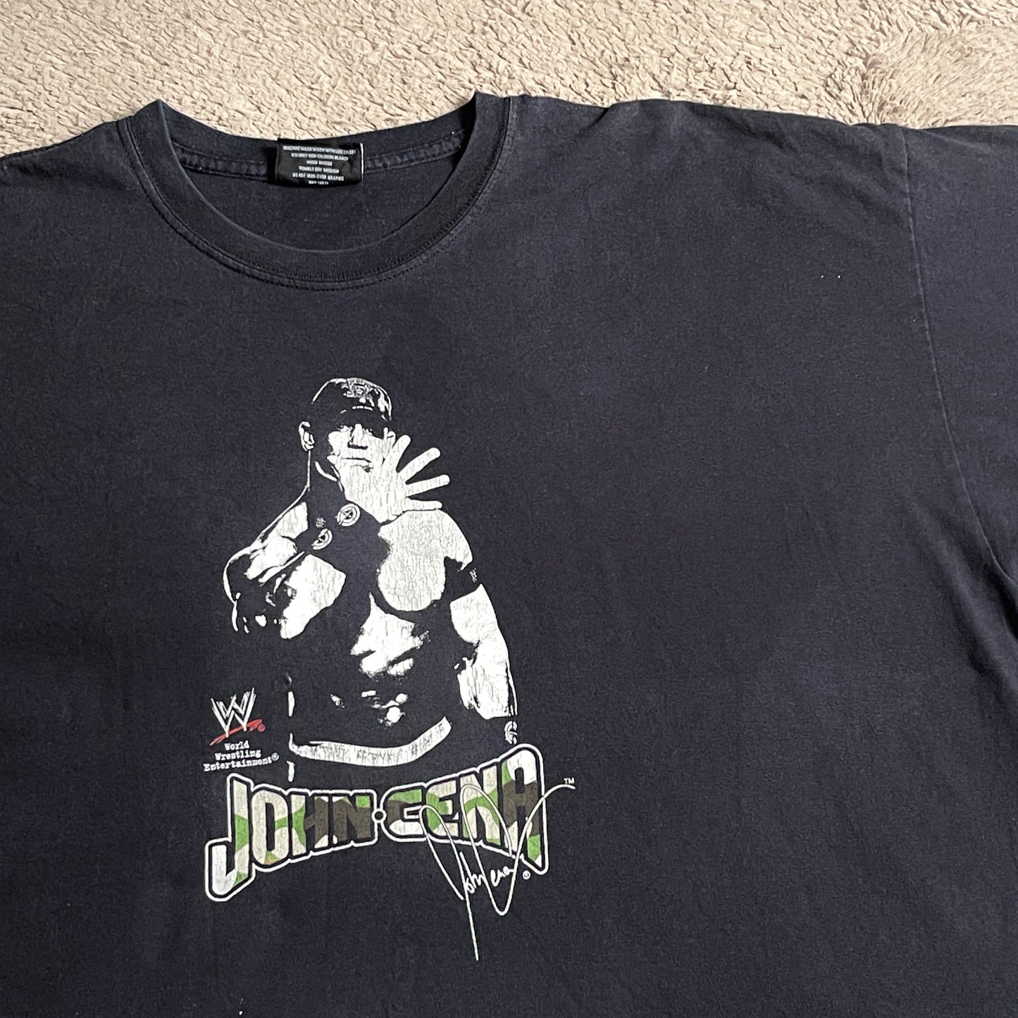 Vintage WWE John Cena Wrestling Tee (2XL)