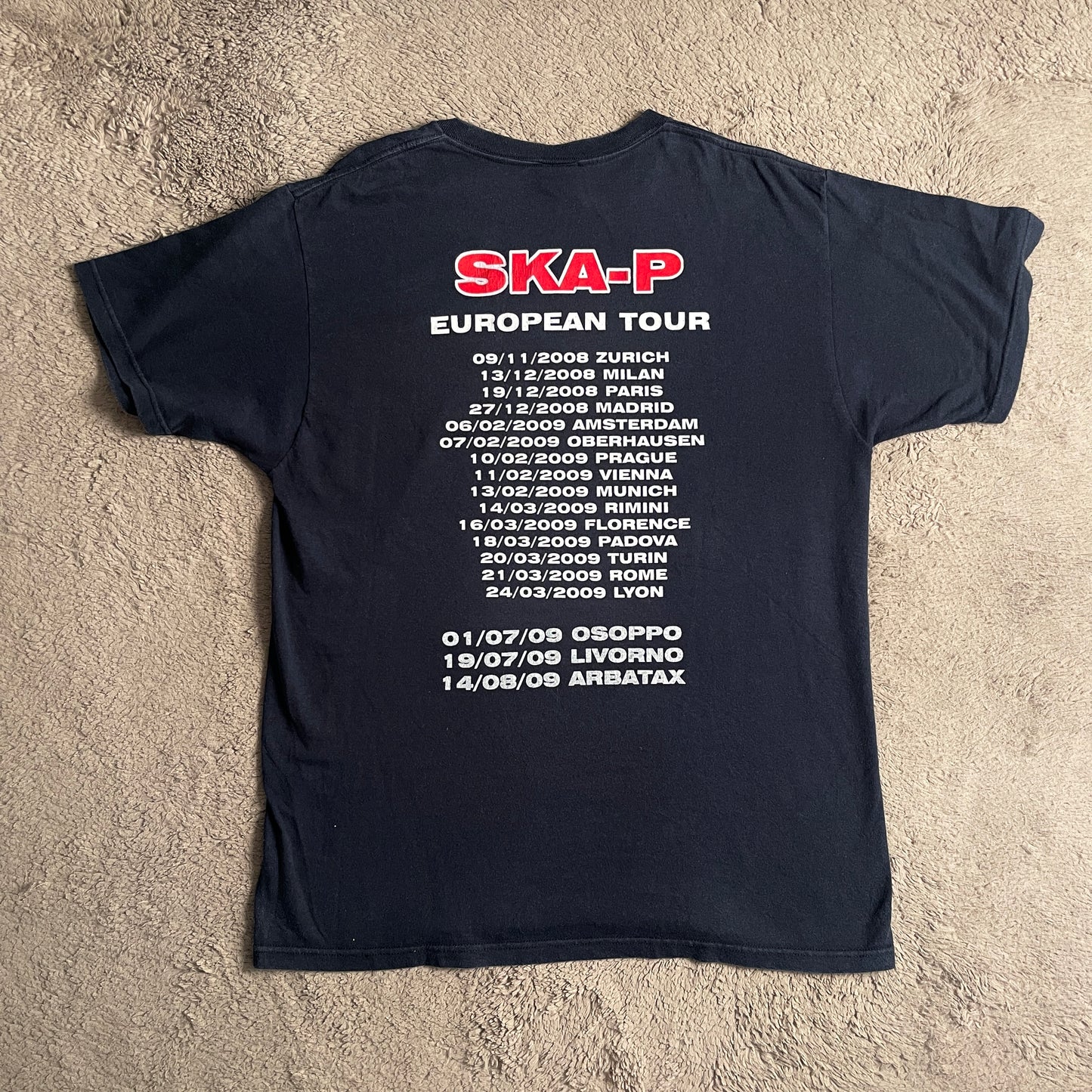 Ska-Punk 2008-2009 European Tour Tee (L)