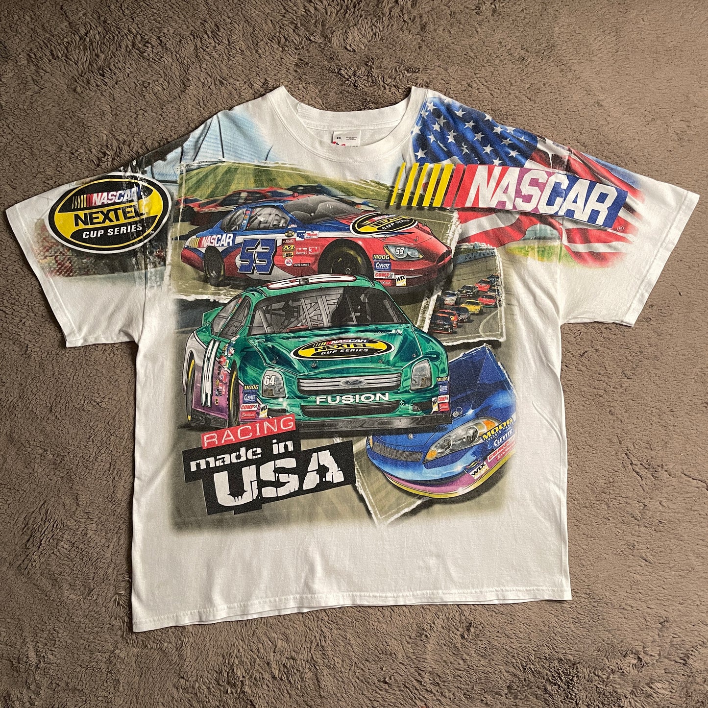 Vintage NASCAR AOP Tee (2XL)