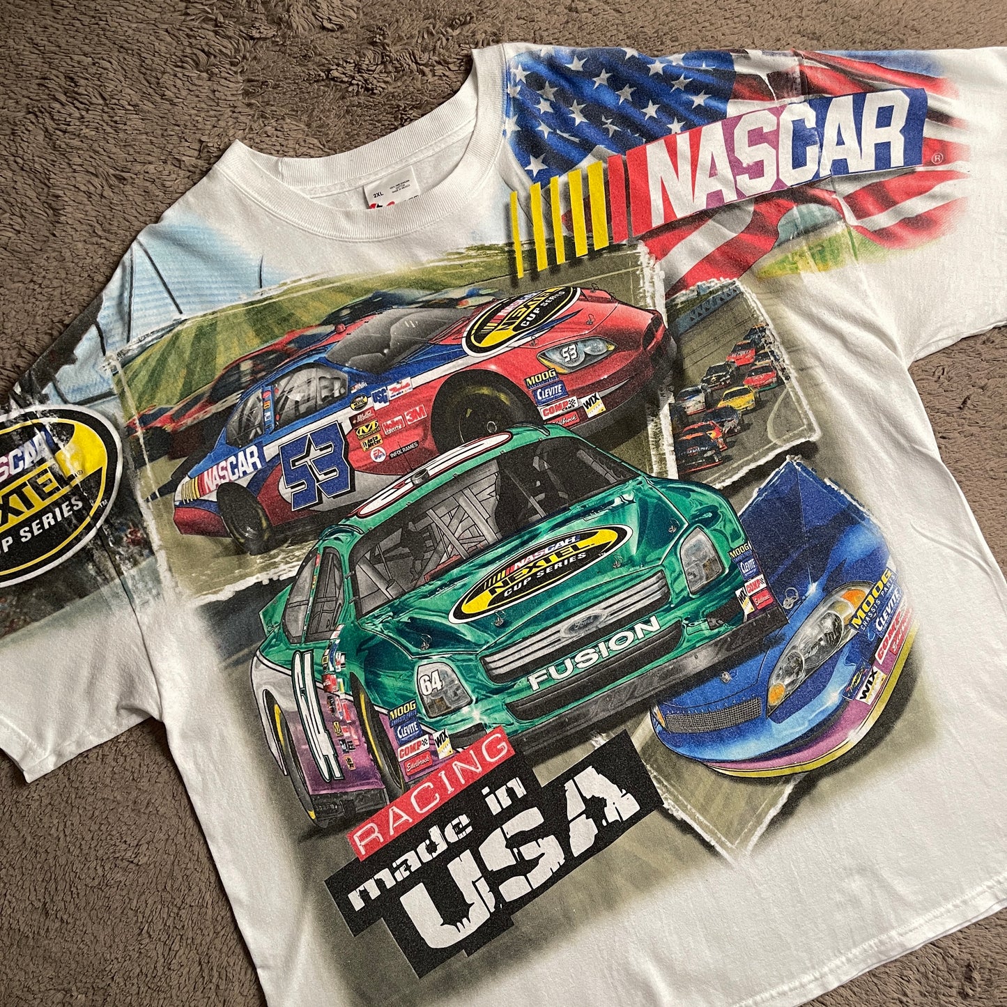 Vintage NASCAR AOP Tee (2XL)