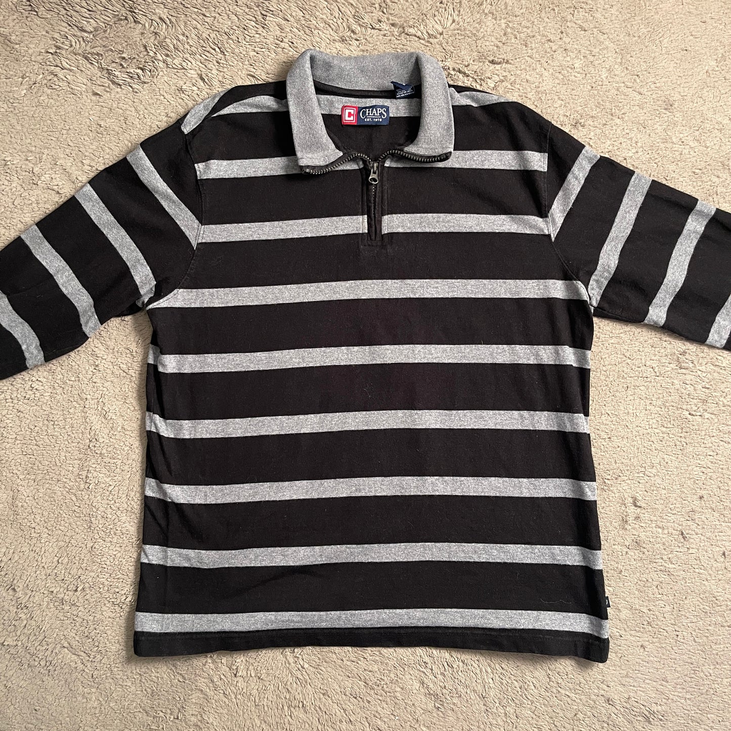 Chaps Half Zip Sweater (L)