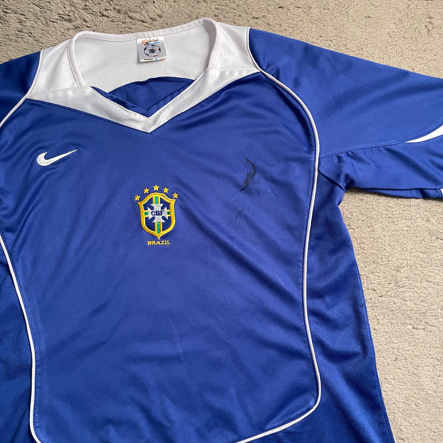 Brazil 2004/2006 Retro Away Football Jersey (L)