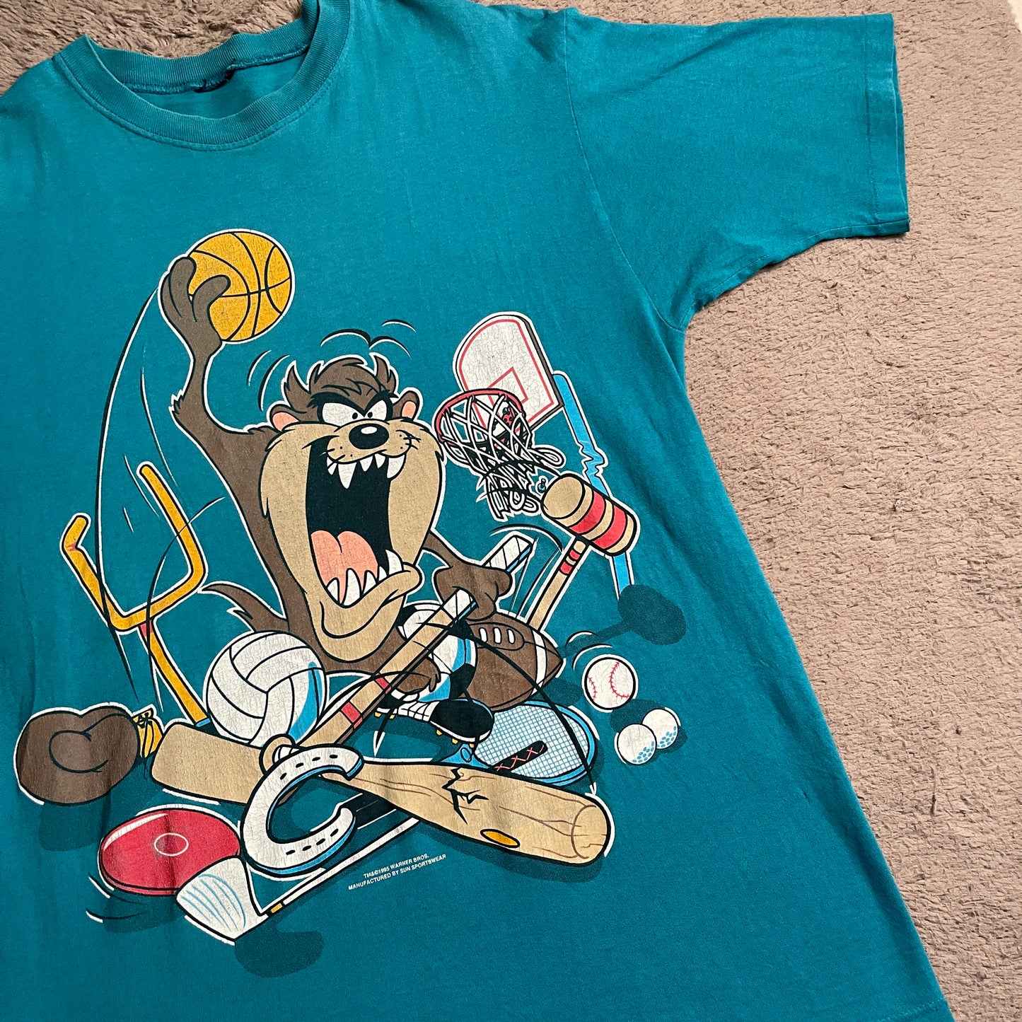 Vintage 1995 Warner Bros Taz Tasmanian Devil Tee (XL)