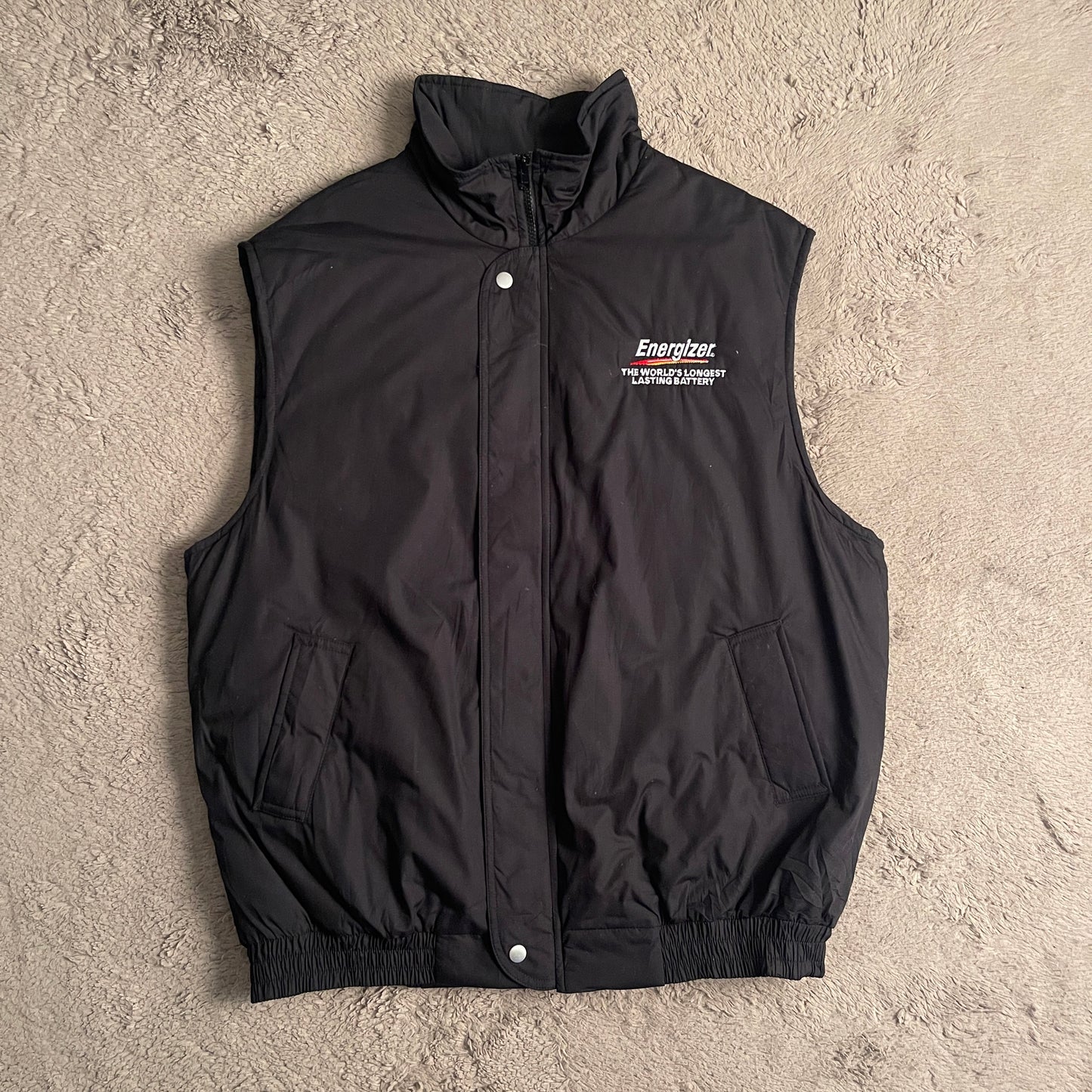 Vintage Energizer Puffer Vest (L)