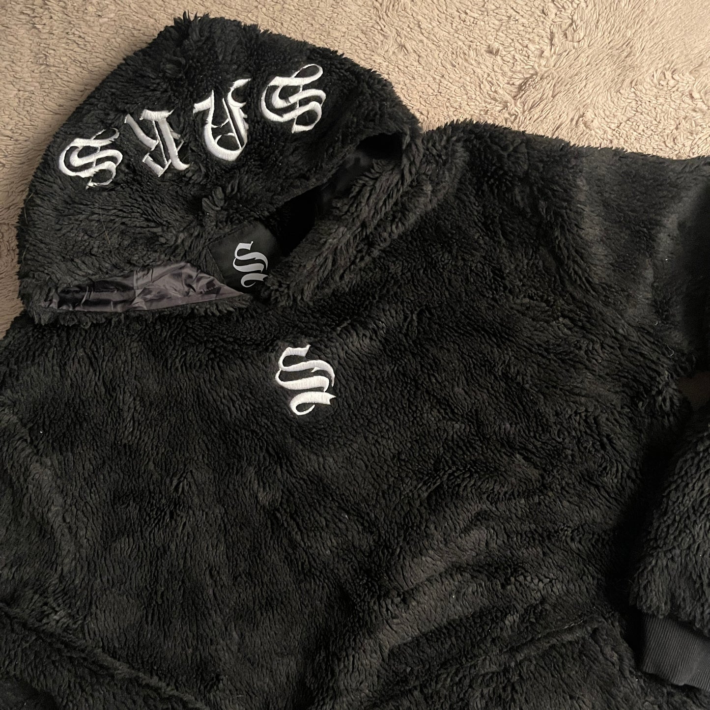 SINNERS 'SNRS' Attire Teddy Hoodie (XL-2XL)