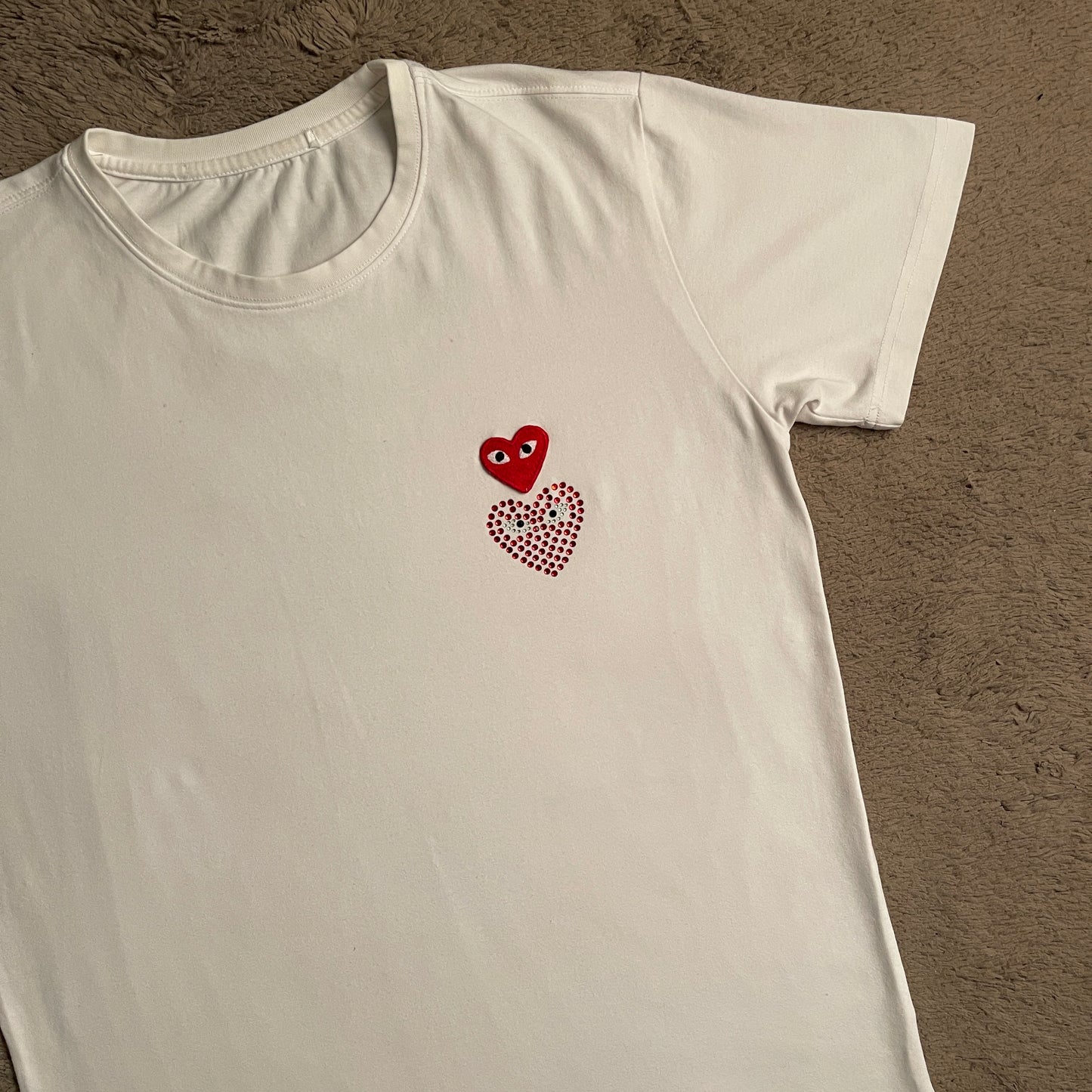 Play Comme des Gasçon Rhinestone Tee (M)