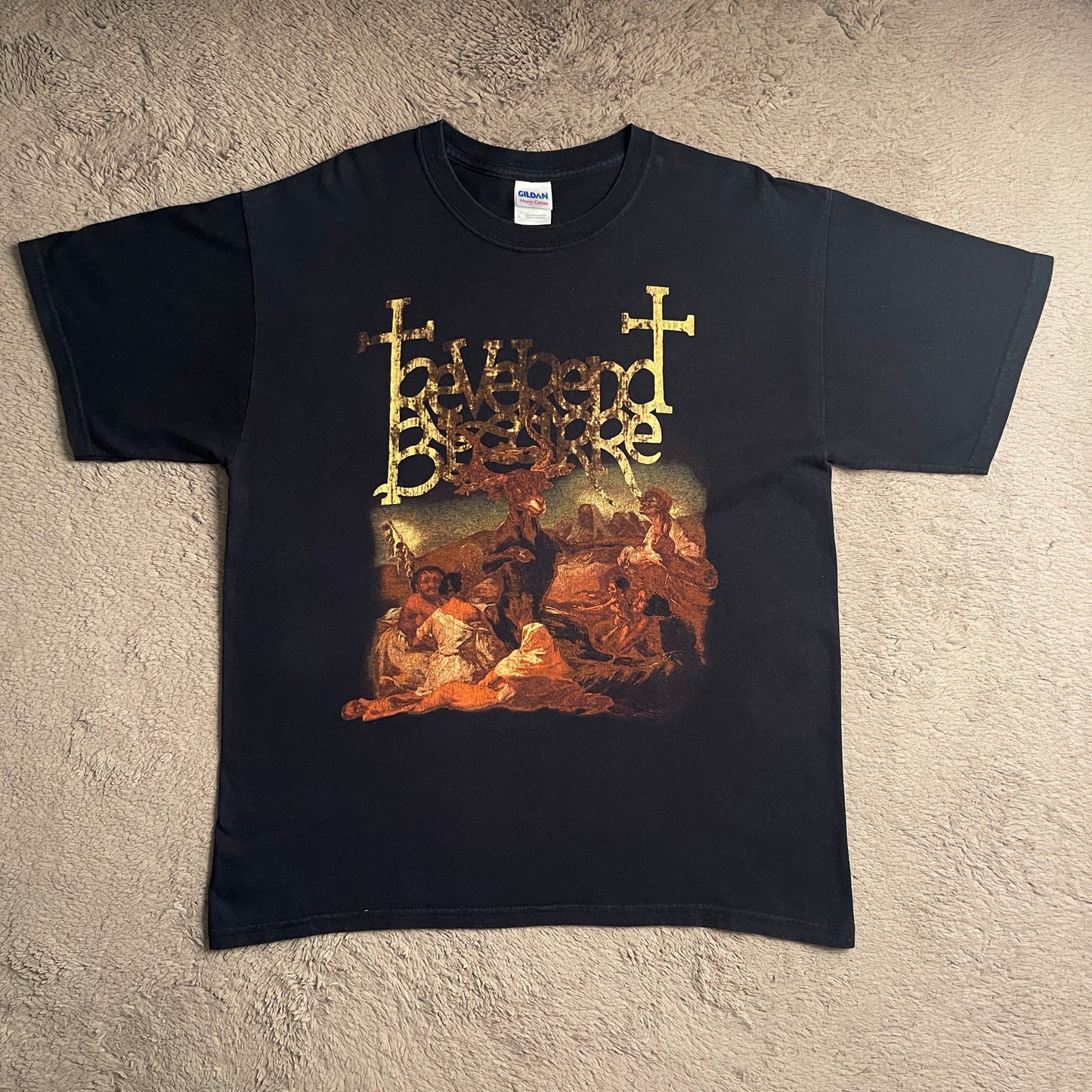 In The Rectory Of The Bizarre Reverend Metal Band Tee (L)