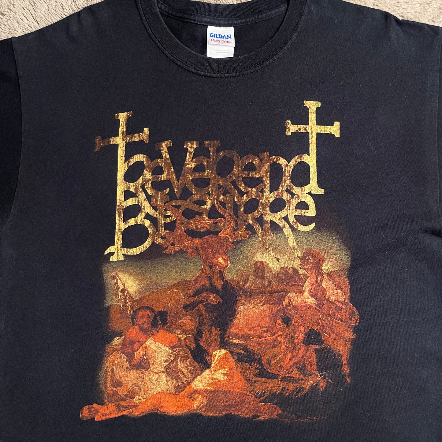 In The Rectory Of The Bizarre Reverend Metal Band Tee (L)