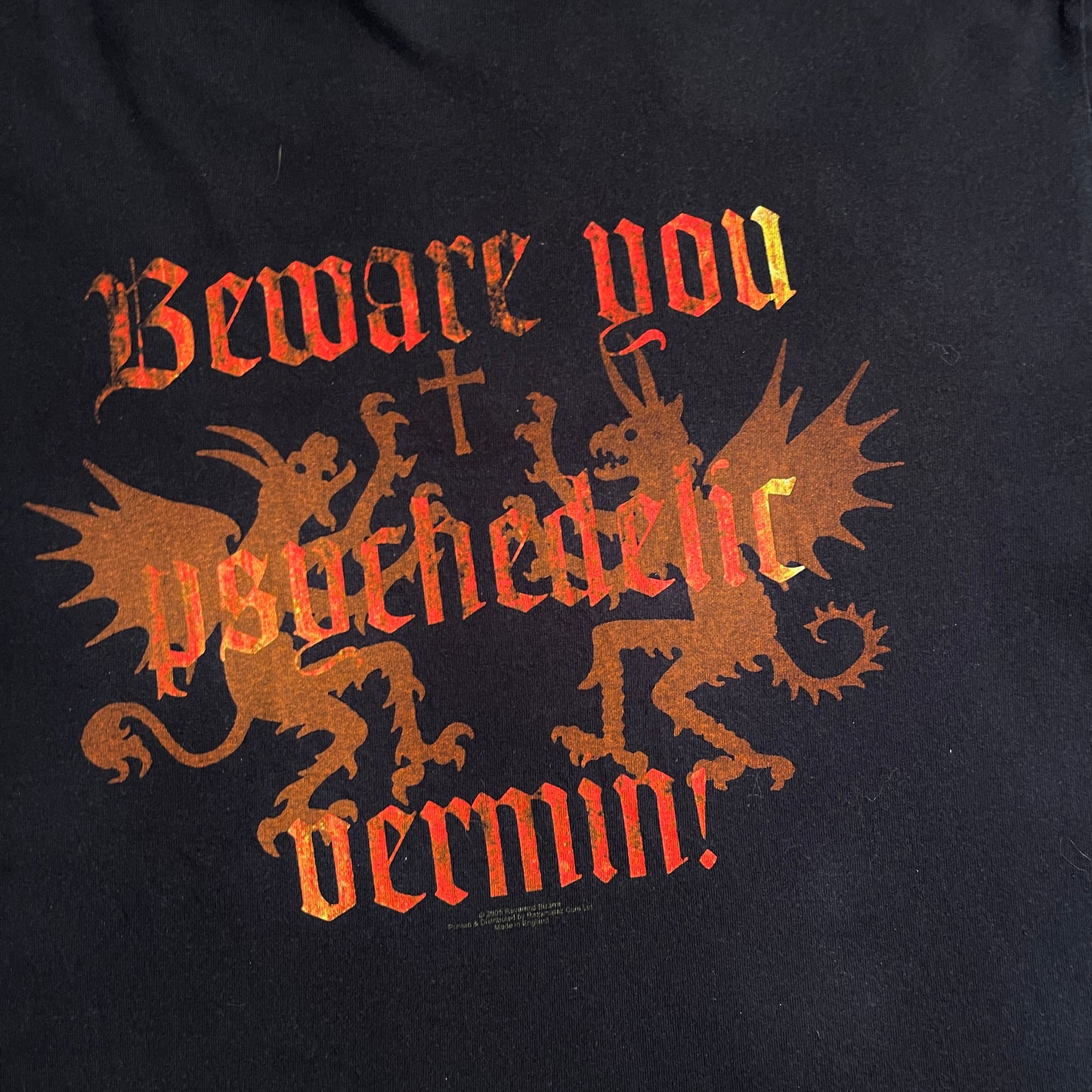 In The Rectory Of The Bizarre Reverend Metal Band Tee (L)