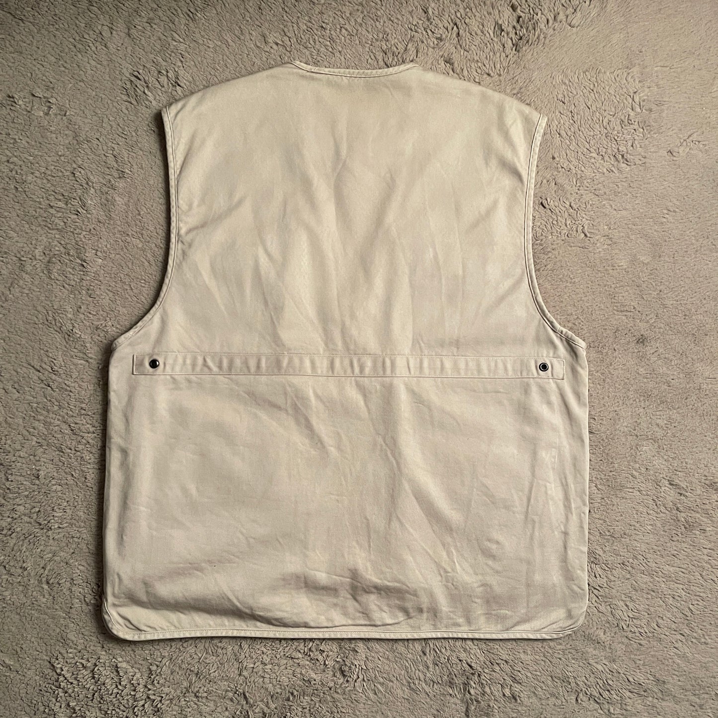 Grant Beige Multi-pocket Vest (XL)