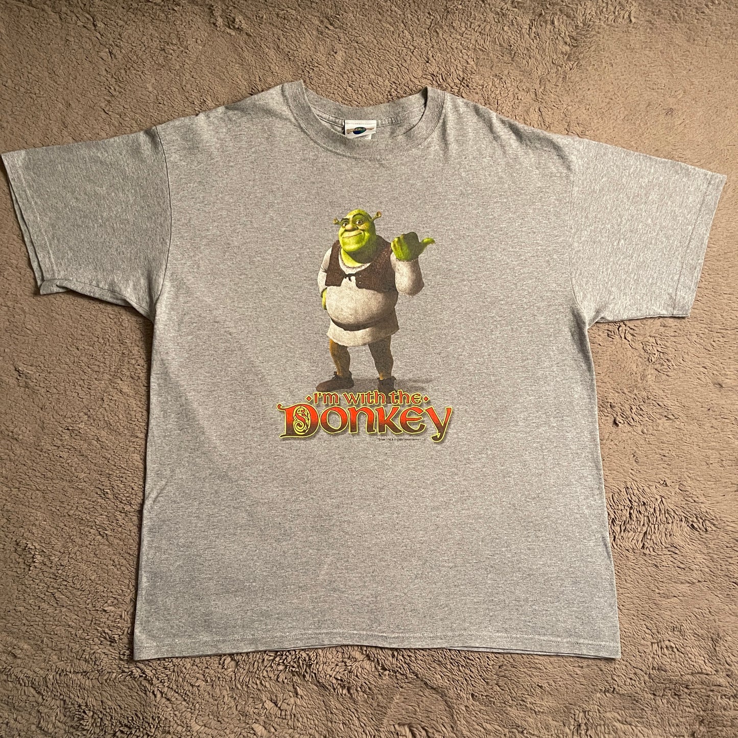 Vintage 2003 Universal Studios Dreamworks Shrek Movie Tee (XL)