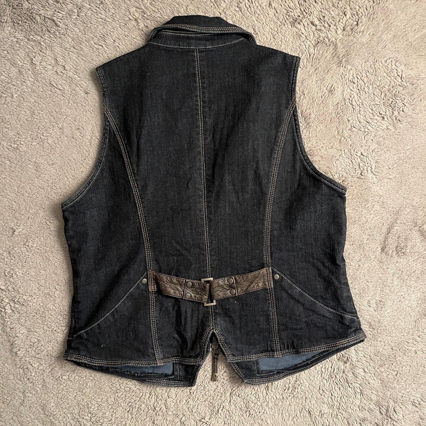 Vintage Bonita Denim Vest (L)