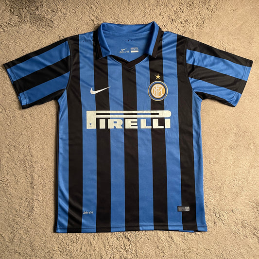 2015/16 Inter Milan Home #27 Davide Santon Football Jersey Shirt (M)