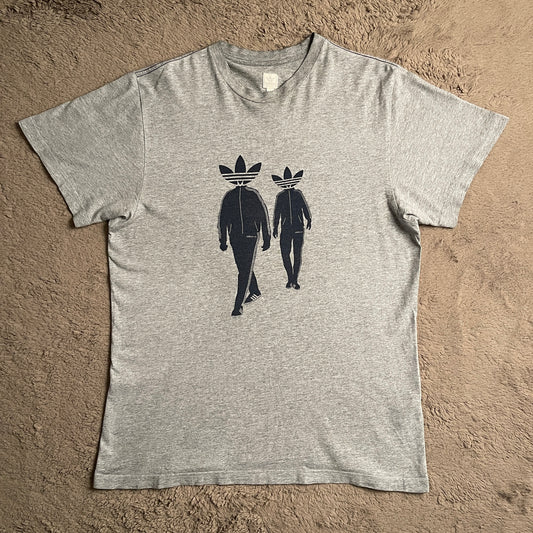 Adidas Logo Men Graphic Tee (L)