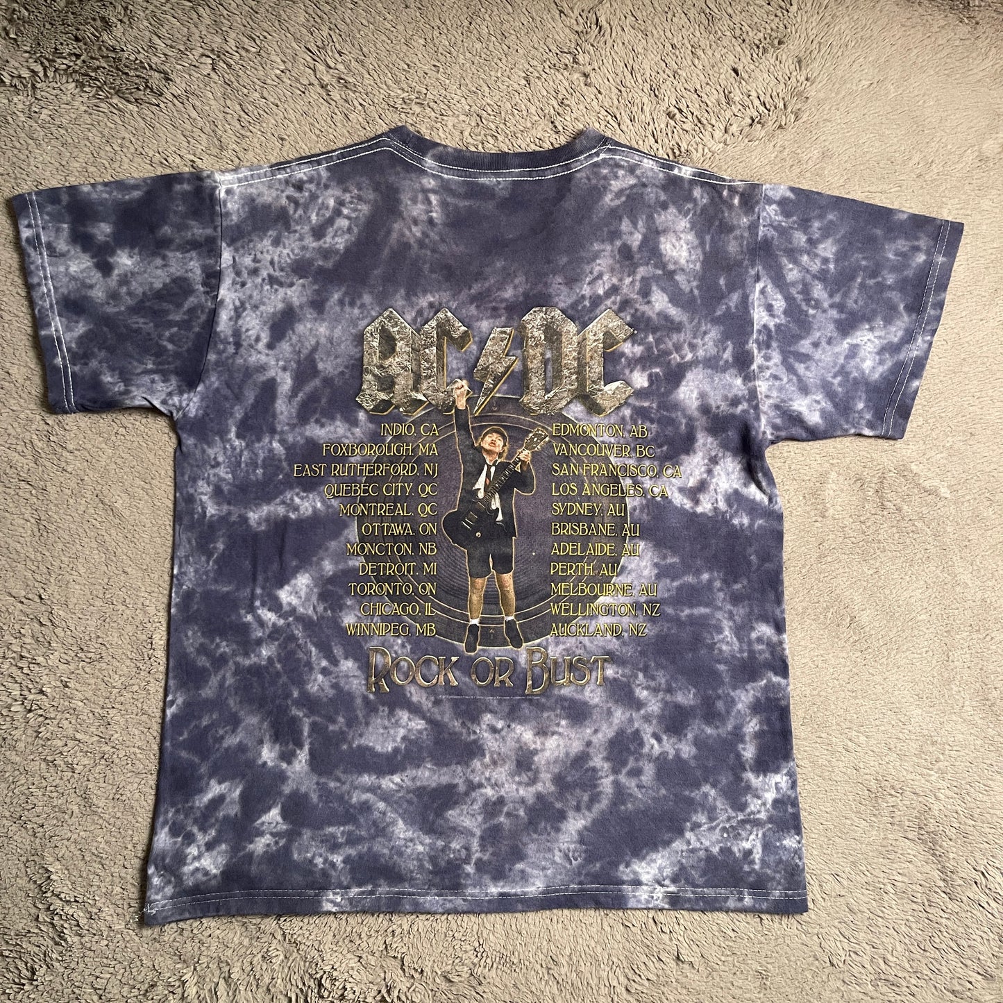 2015 ACDC 'Rock or Bust' Tour Tee (M)