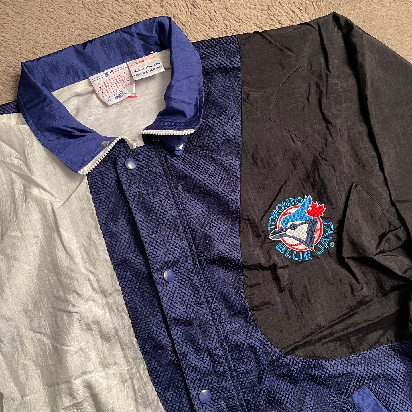 Vintage Chalk Line MLB Toronto Blue Jays Zip-up Jacket (XL)
